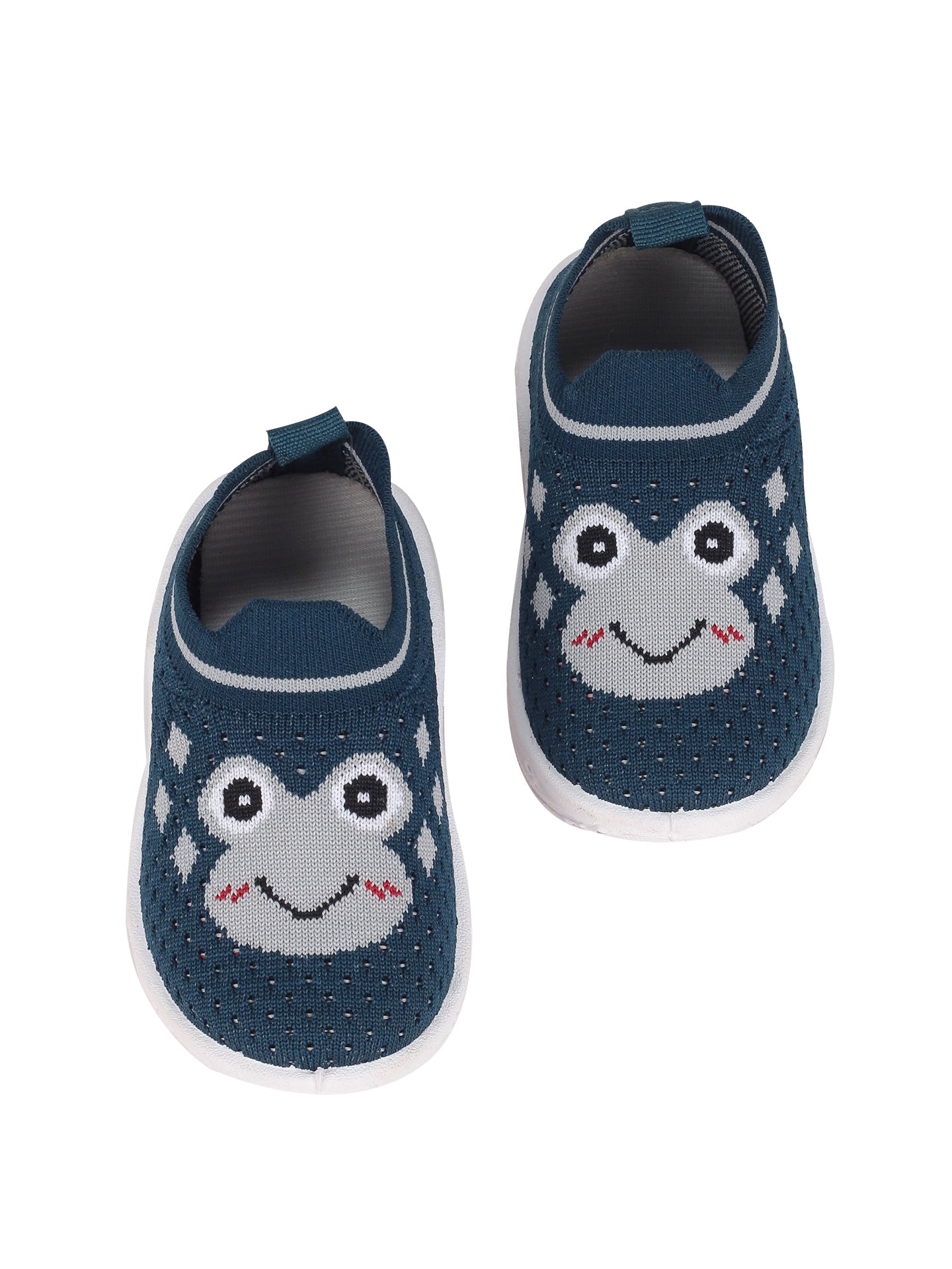 Musical Chu Chu Shoes With Velcro Closing - Navy Blue