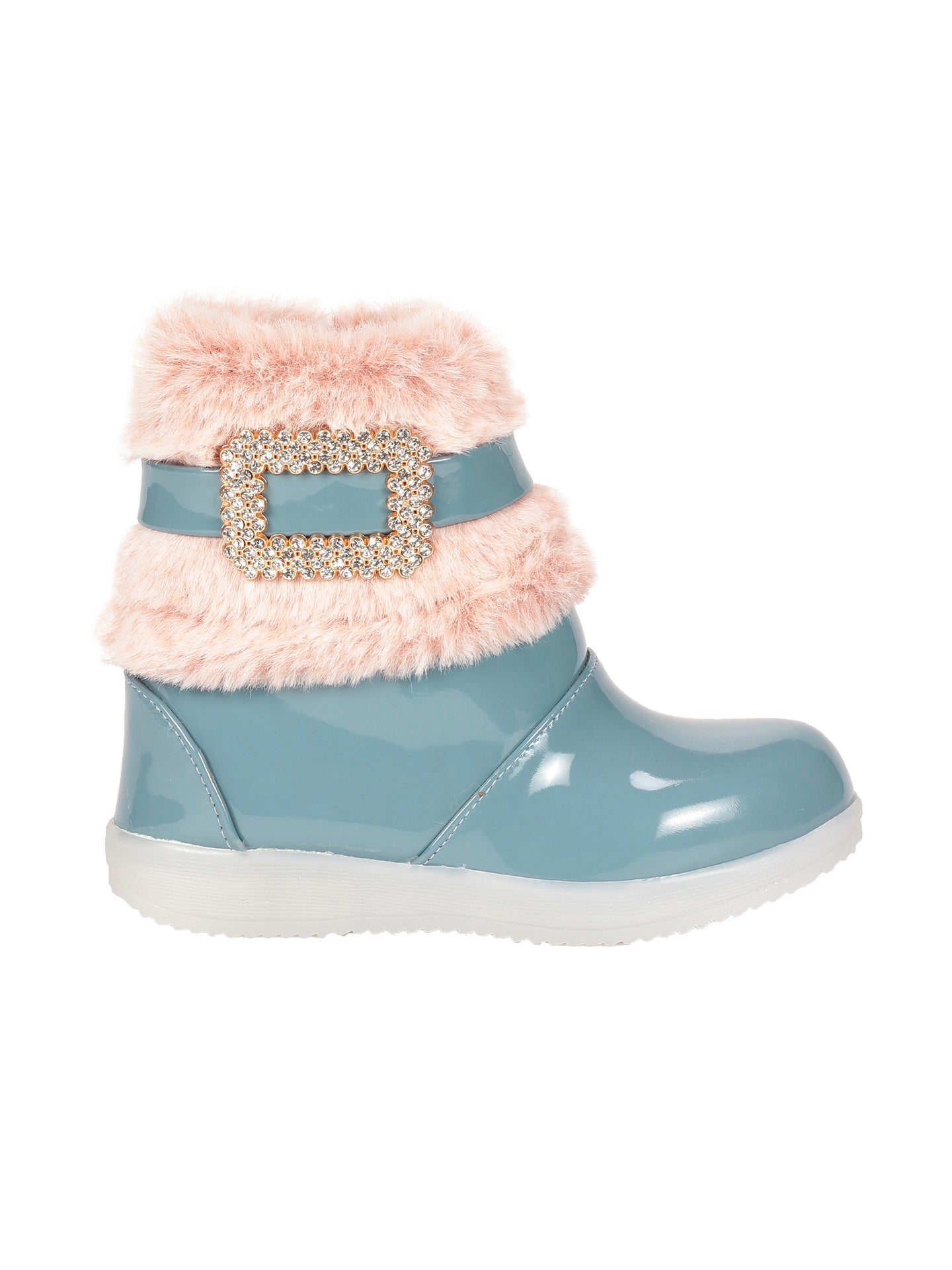Party Boots With Light - Blue