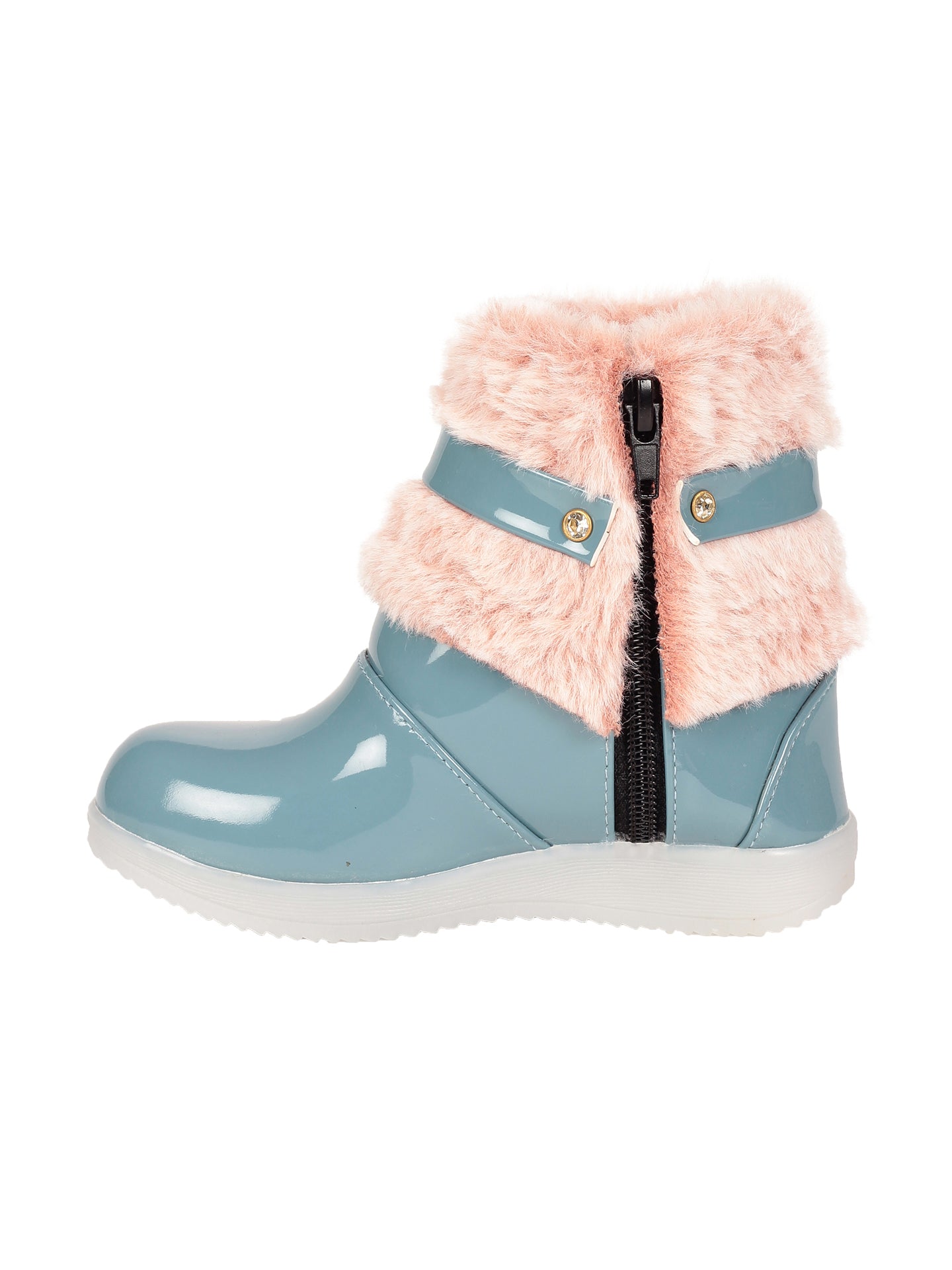 Party Boots With Light - Blue