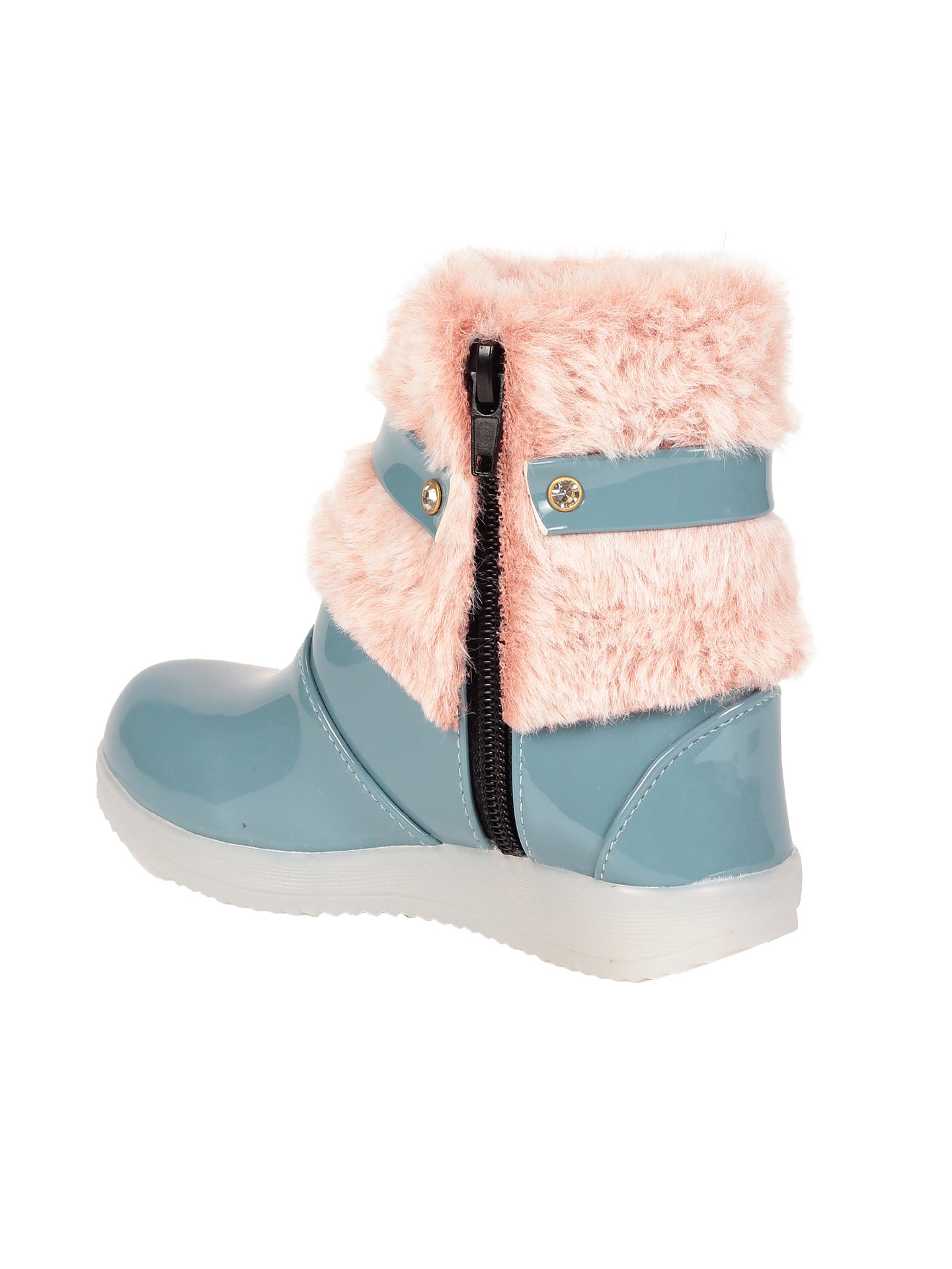Party Boots With Light - Blue