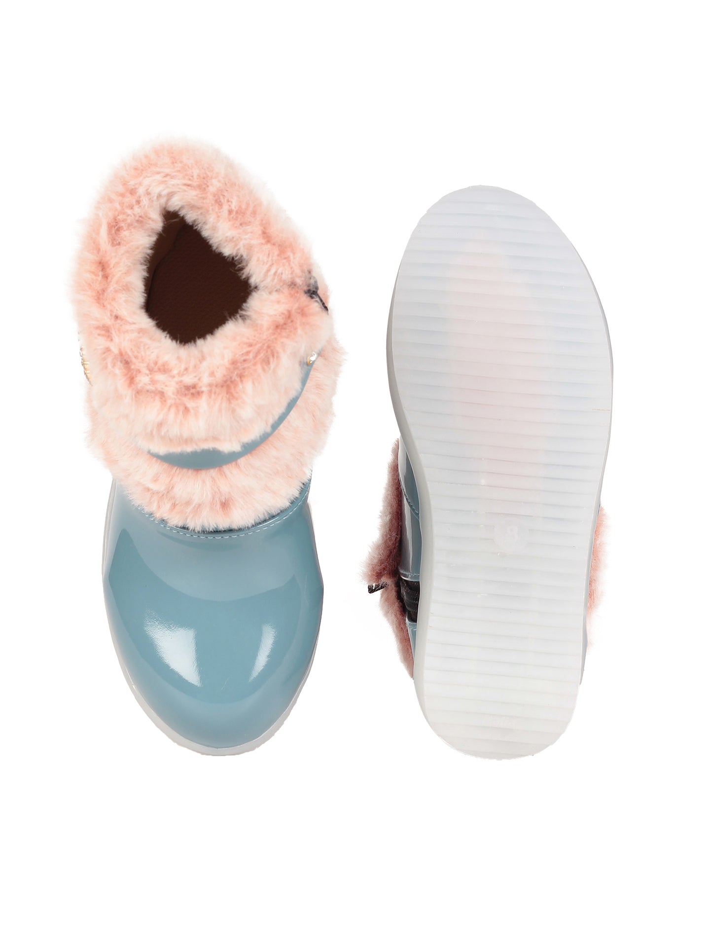 Party Boots With Light - Blue