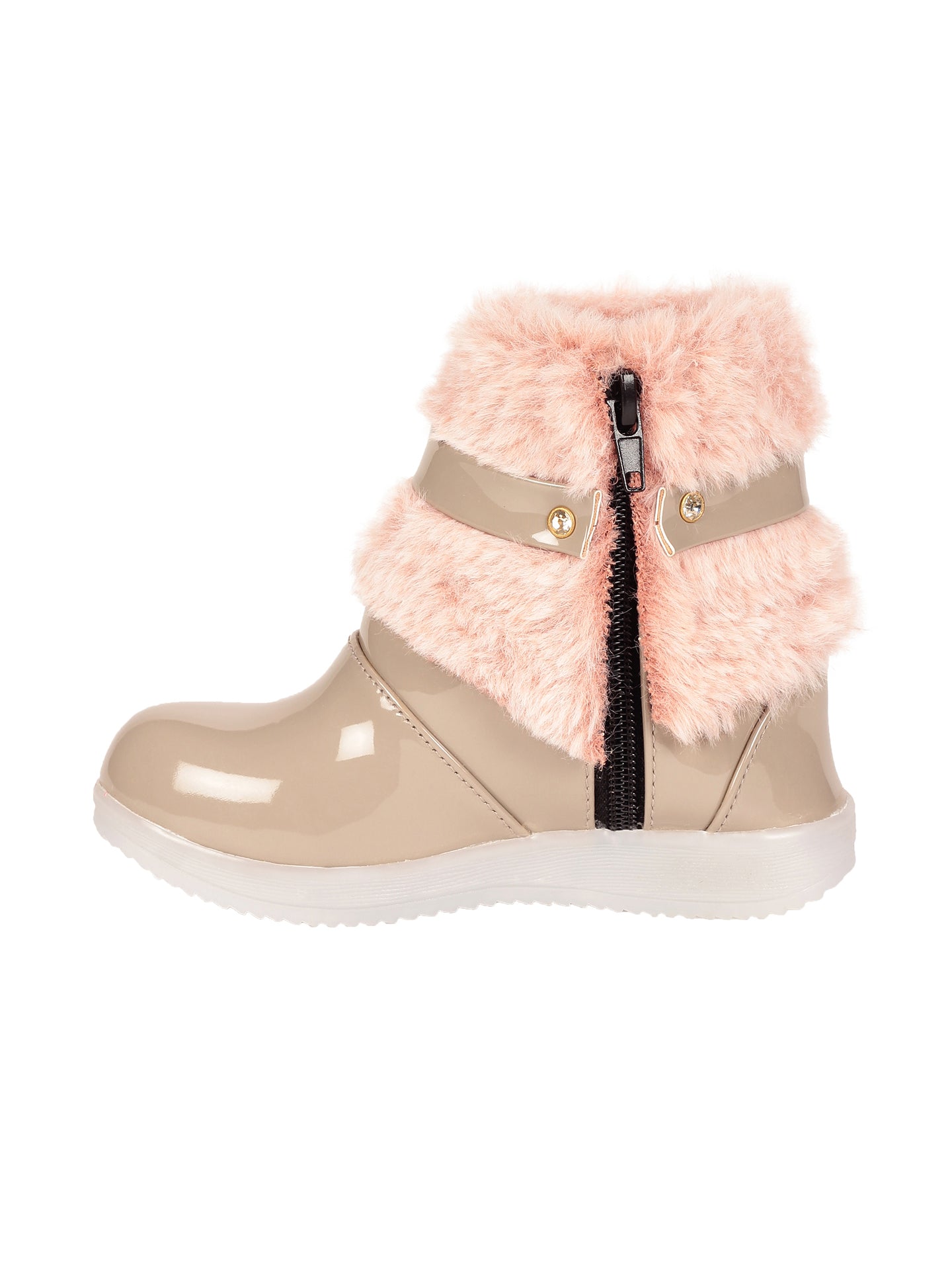 Party Boots With Light - Beige