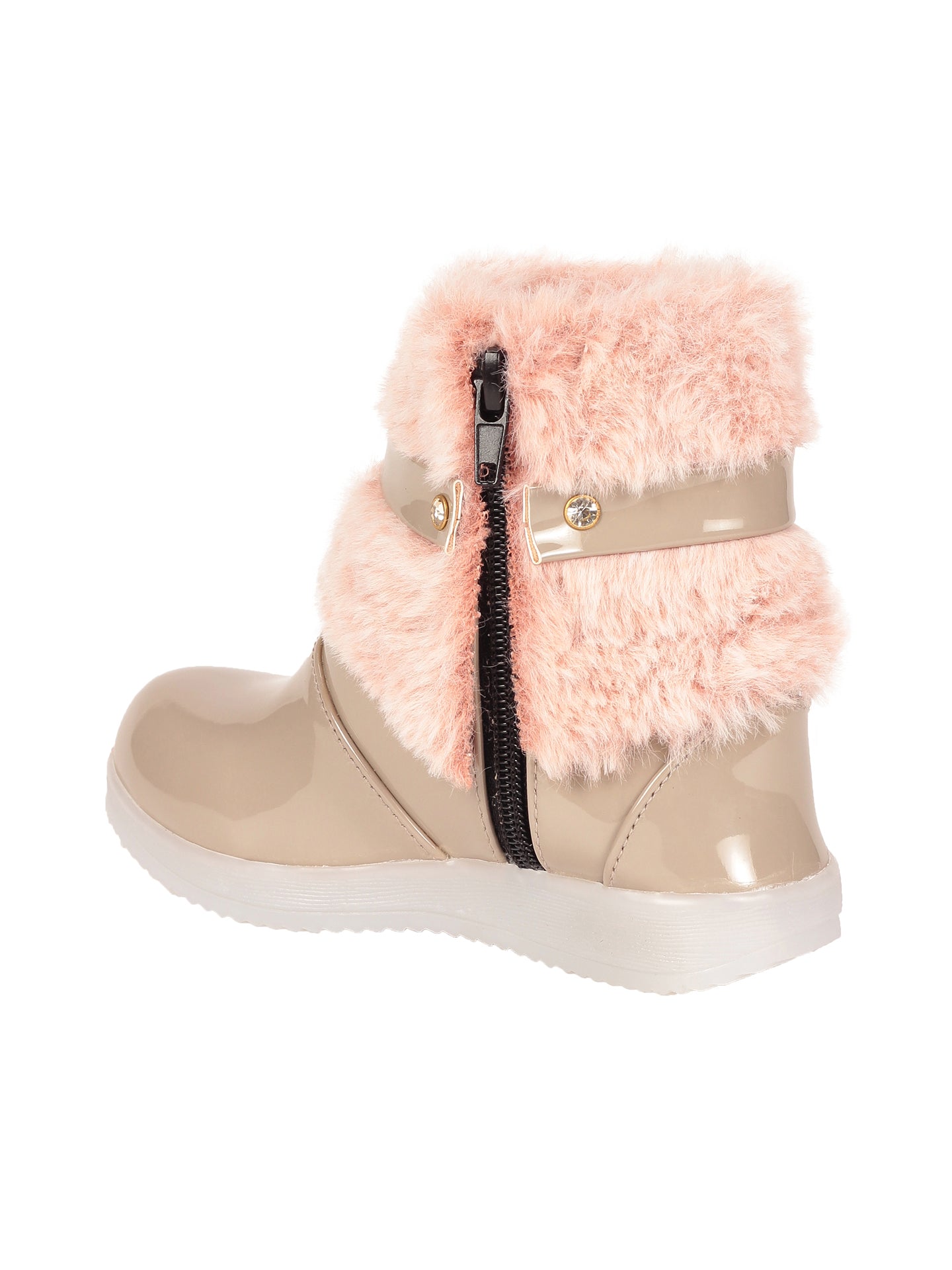 Party Boots With Light - Beige