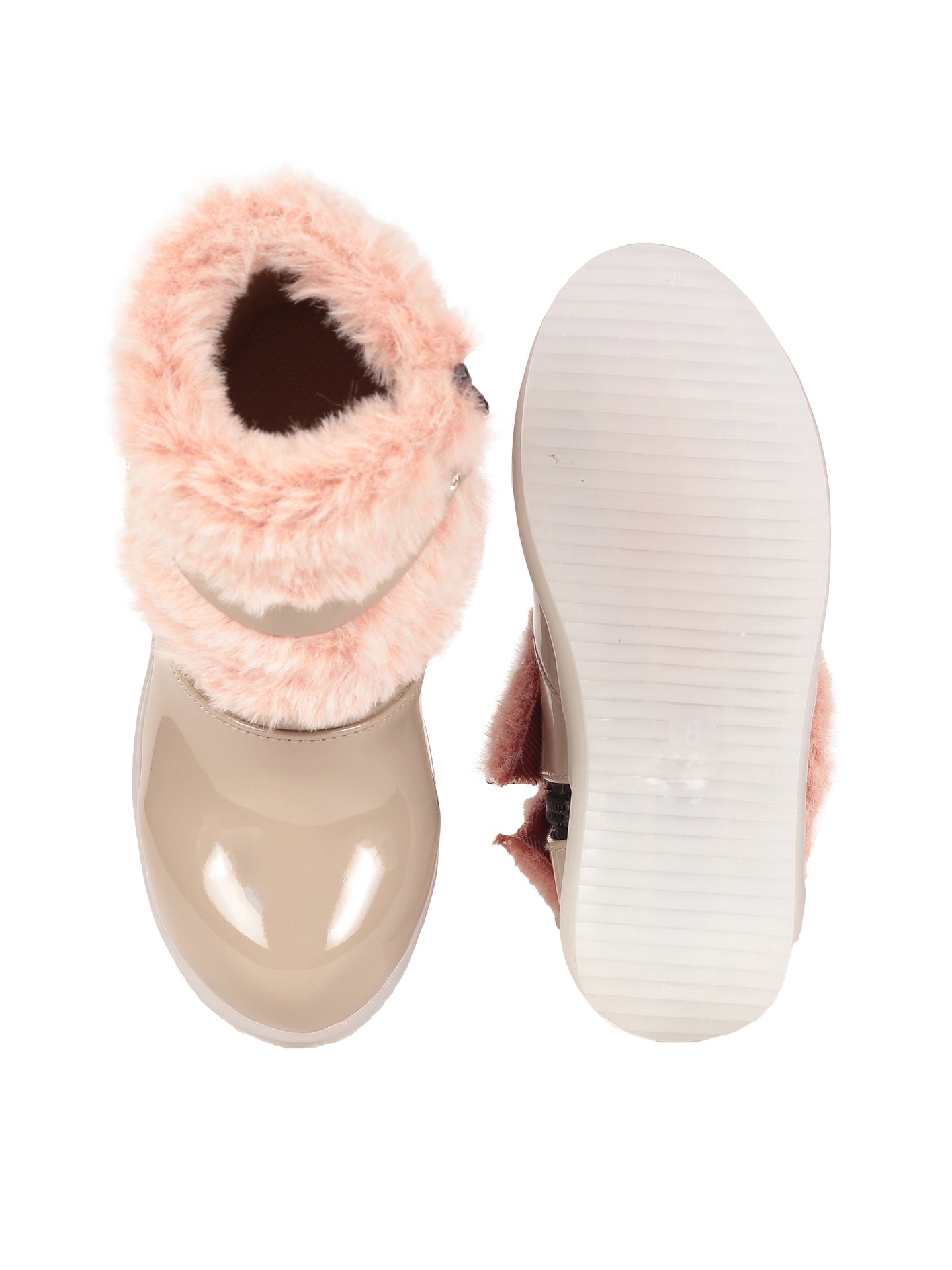 Party Boots With Light - Beige
