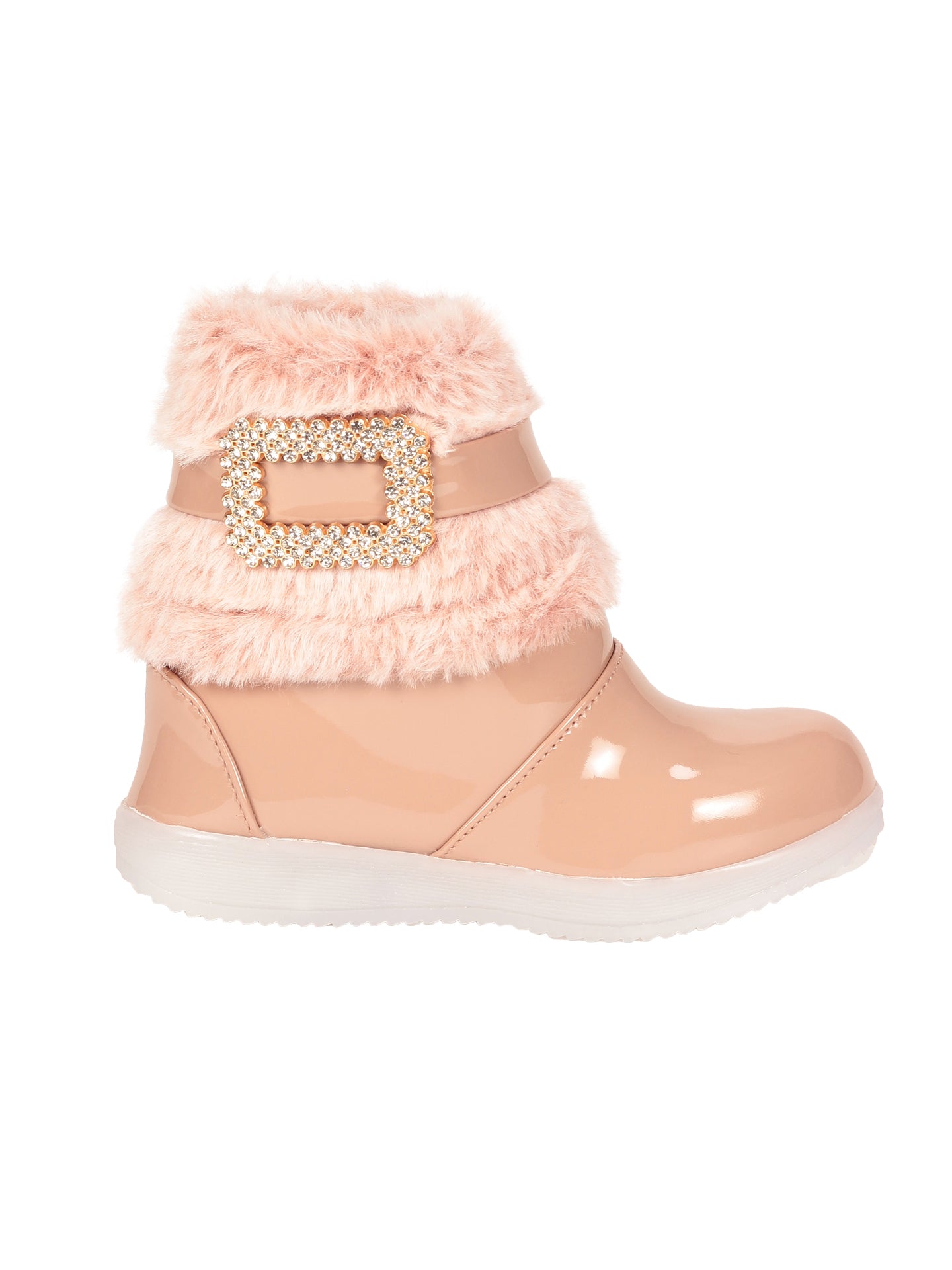 Party Boots With Light - Peach