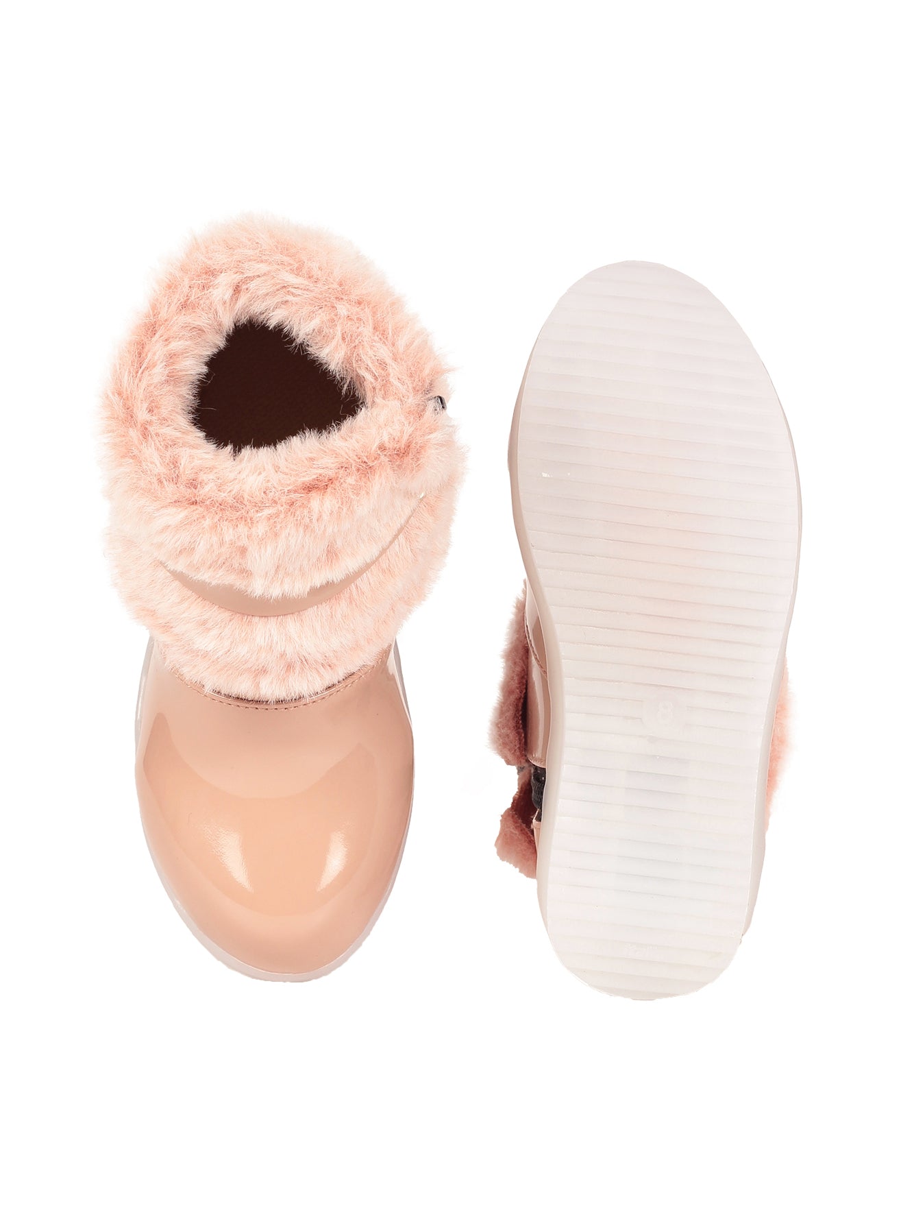 Party Boots With Light - Peach