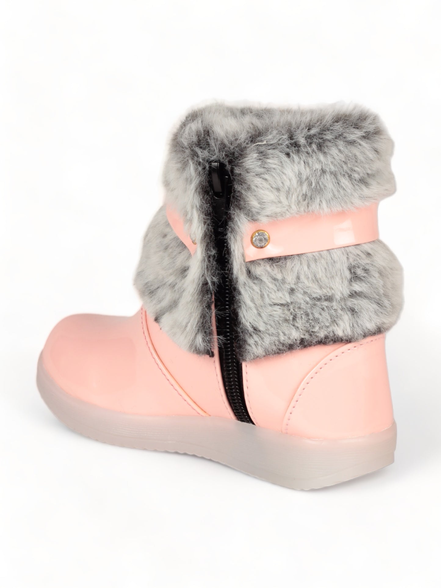 Party Boots With Light - Pink