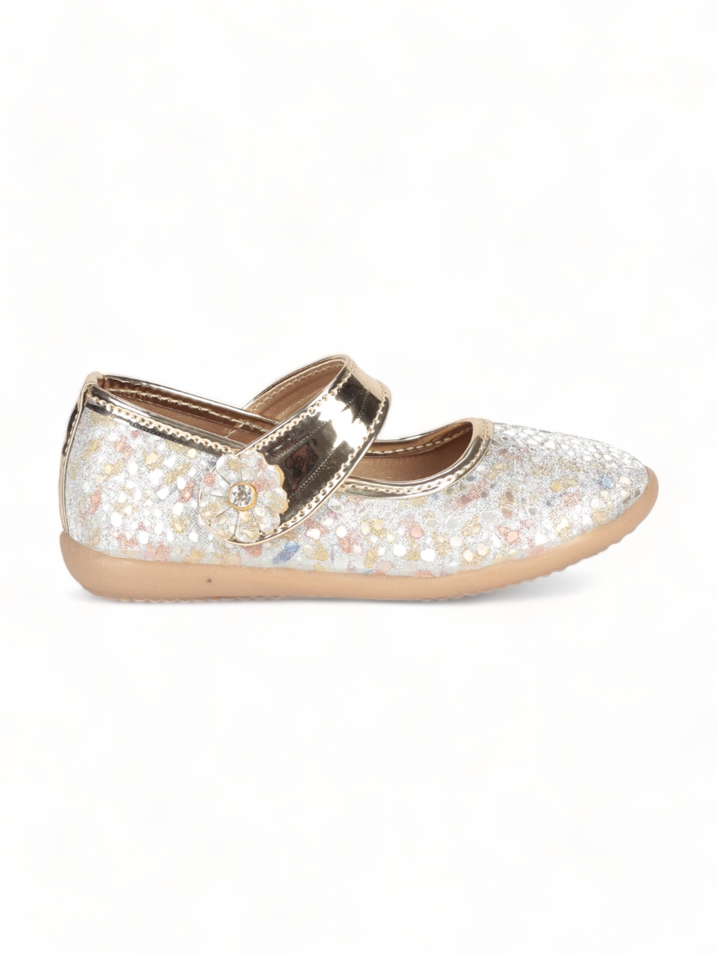 Bellies With Velcro Closure - Gold