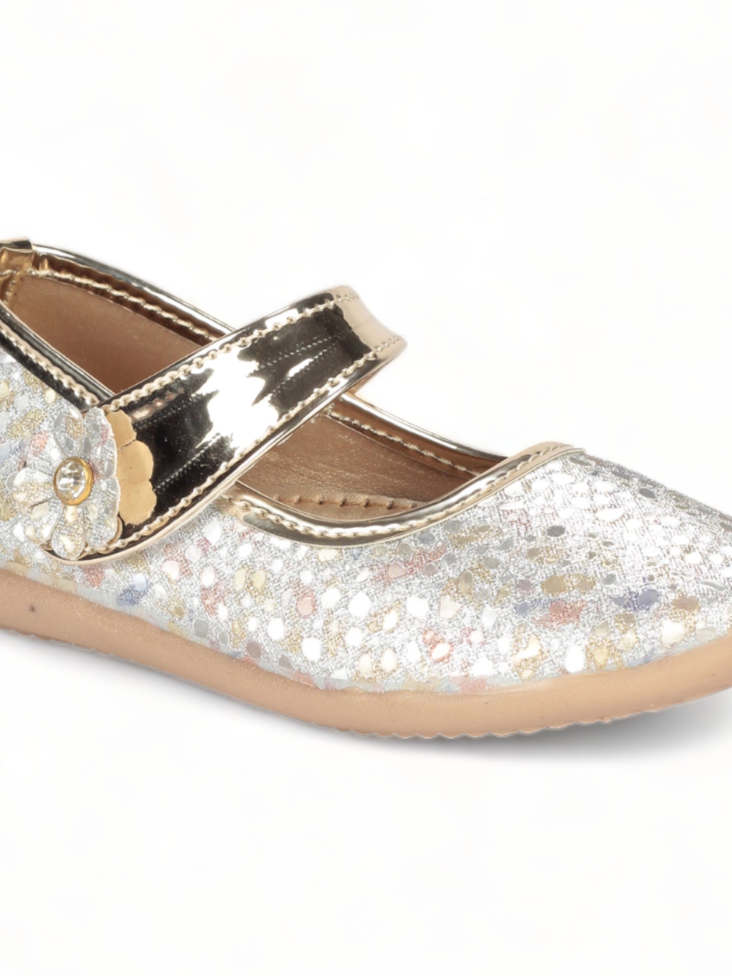 Bellies With Velcro Closure - Gold