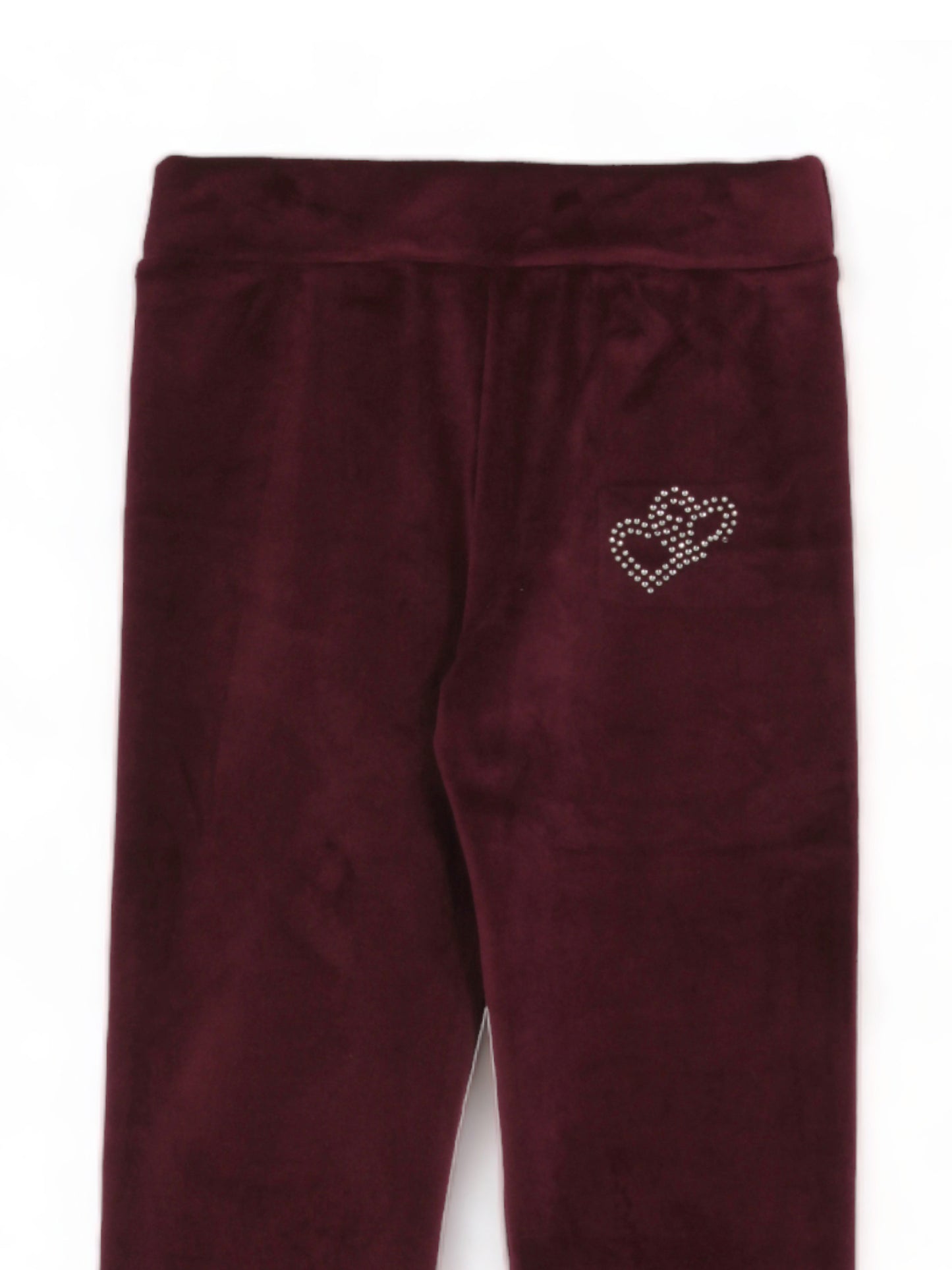 Solid Velvet Leggings - Purple