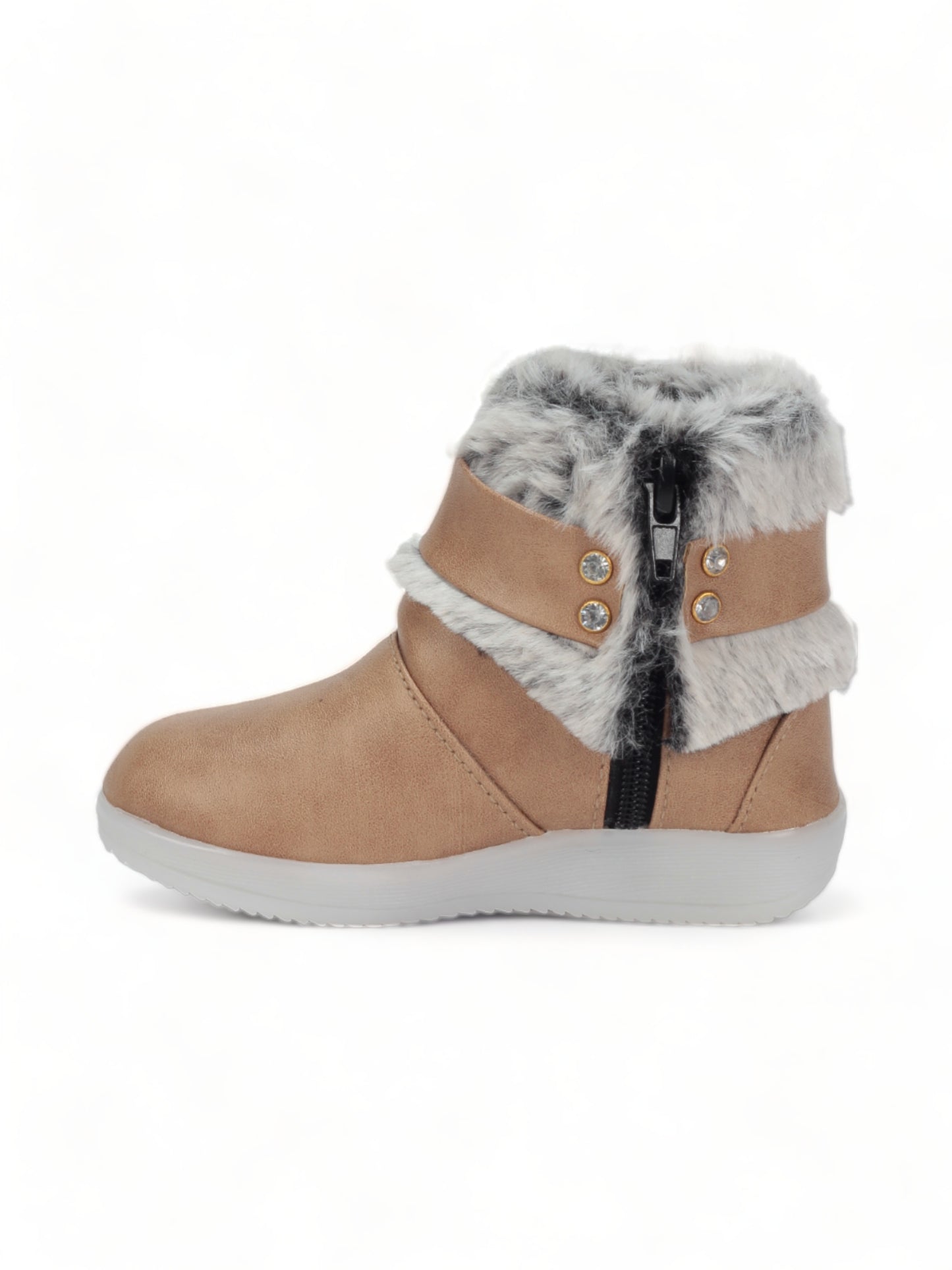 Party Boots With Light - Beige