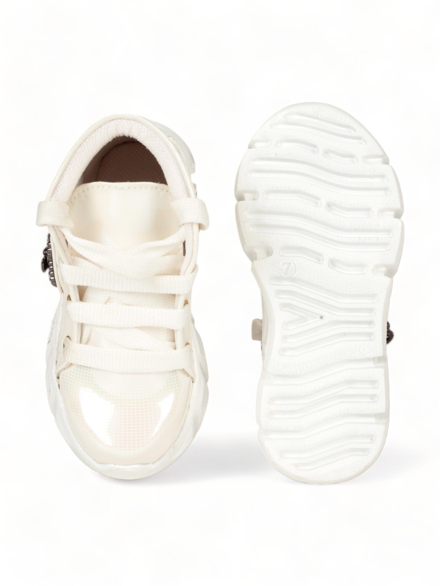 Laced Up Party Boots - White