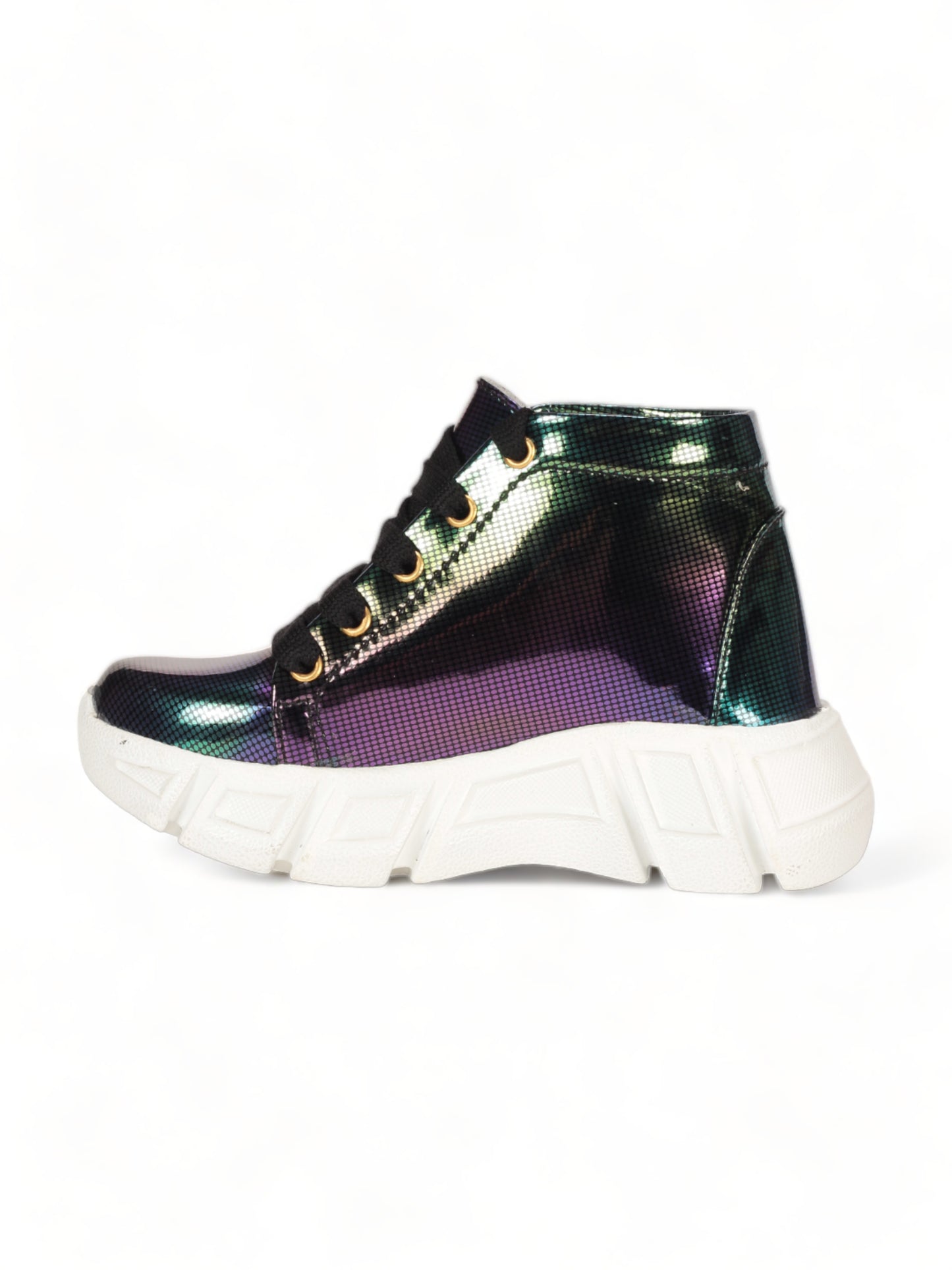 Laced Up Party Boots - Black