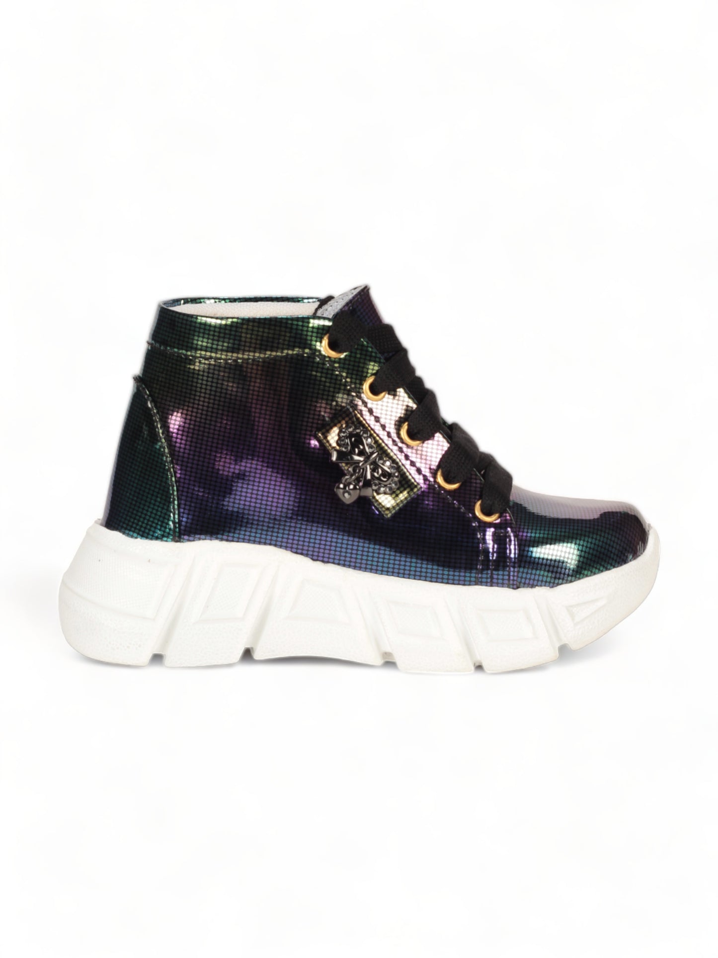 Laced Up Party Boots - Black