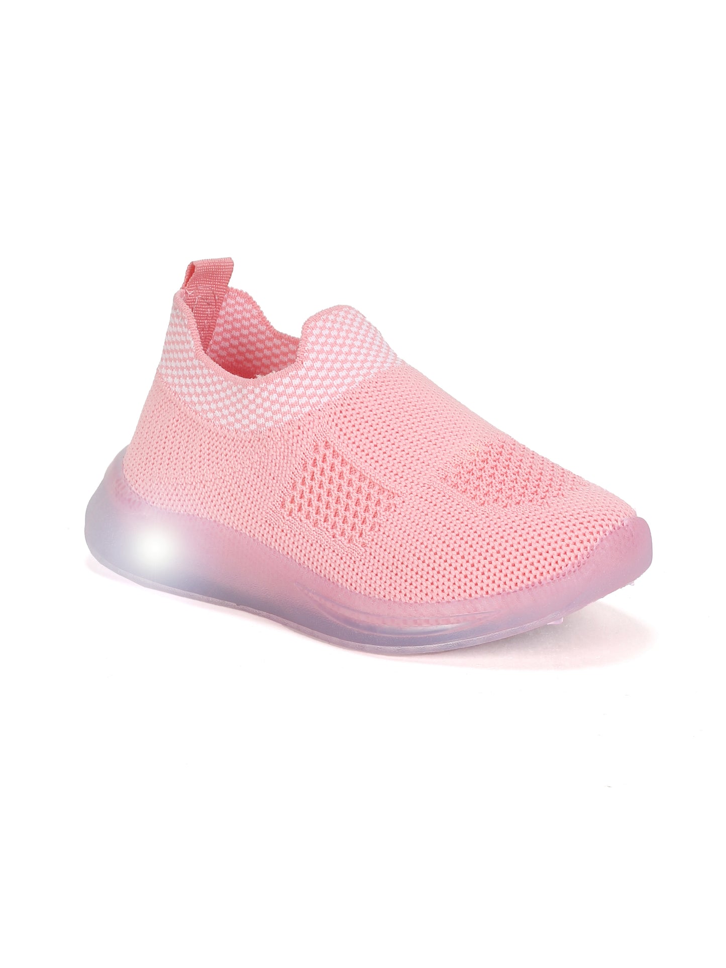 Casual Slip On Shoes With Light - Pink