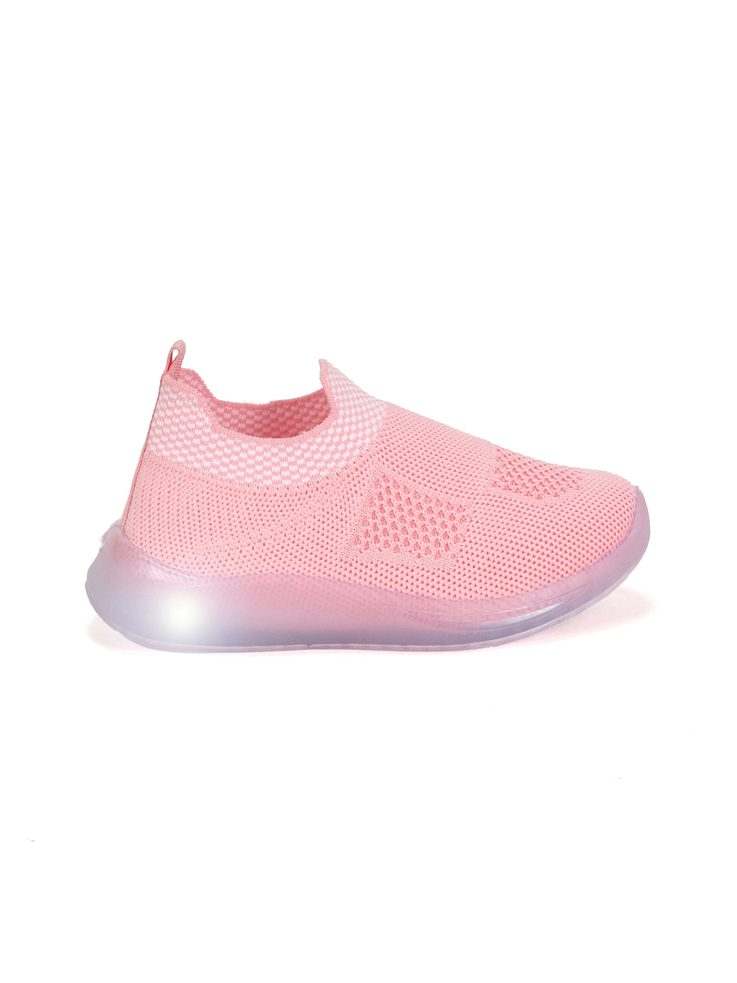 Casual Slip On Shoes With Light - Pink