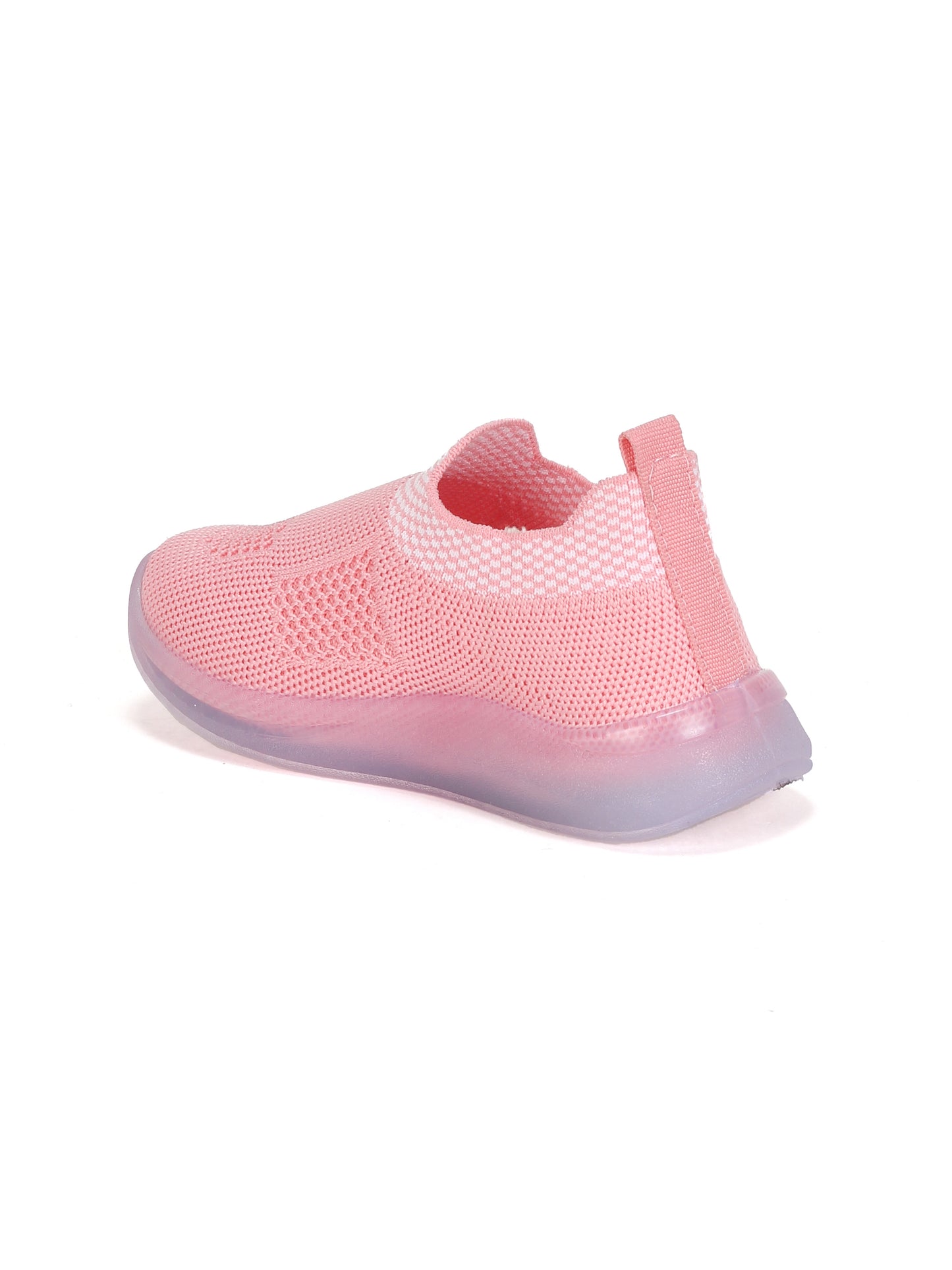 Casual Slip On Shoes With Light - Pink