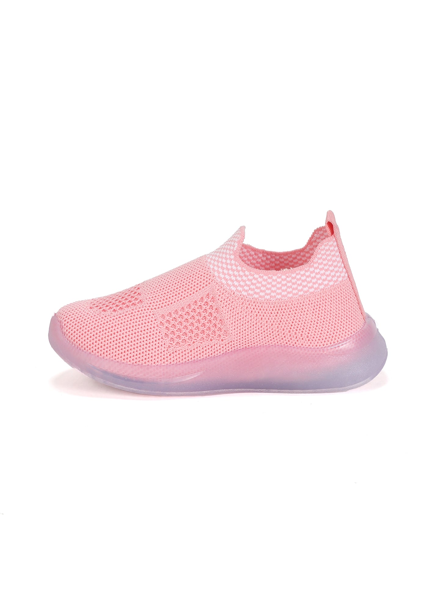 Casual Slip On Shoes With Light - Pink