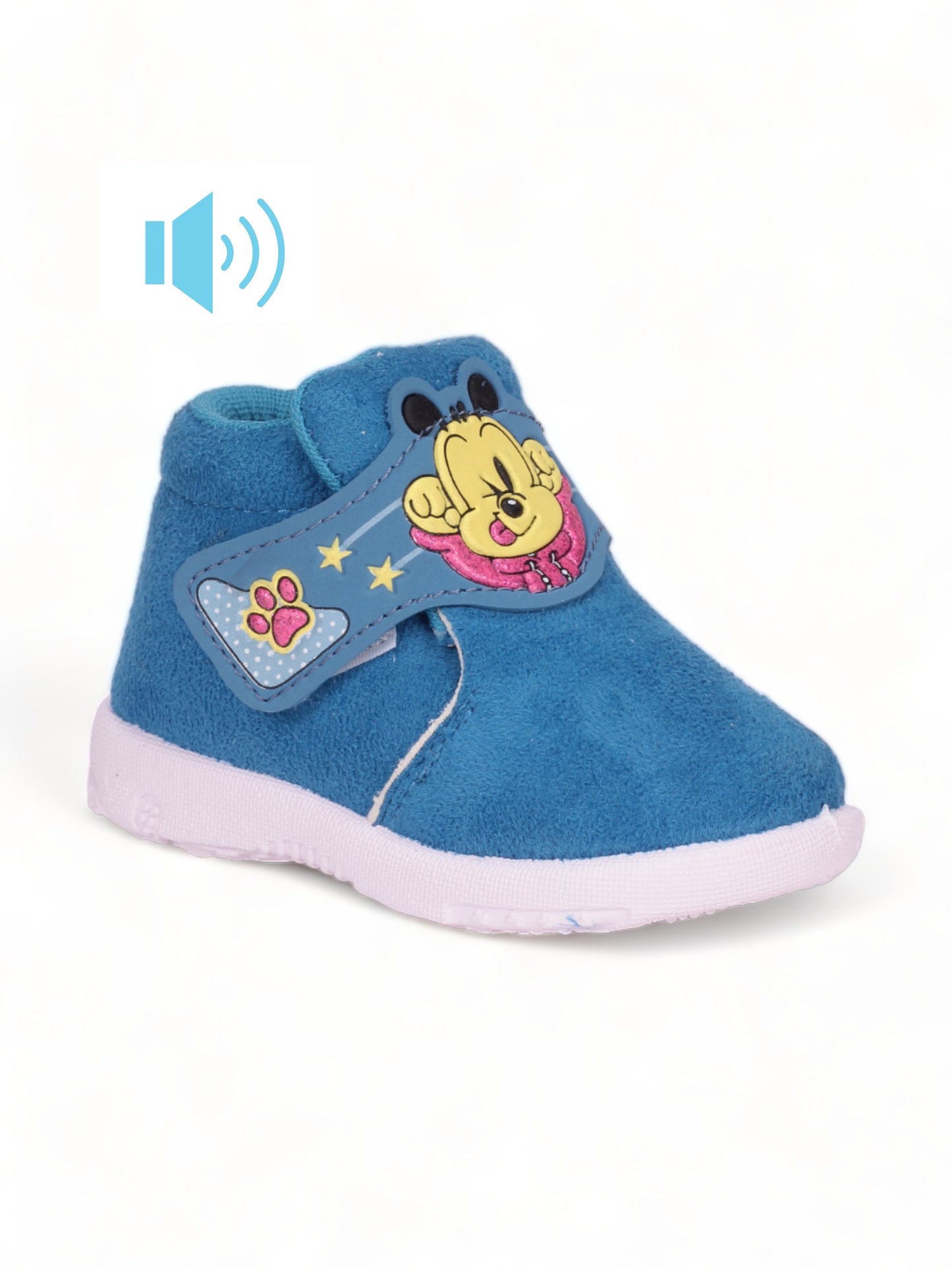 Coolz Musical Chu Chu Shoes With Velcro Closing - Blue