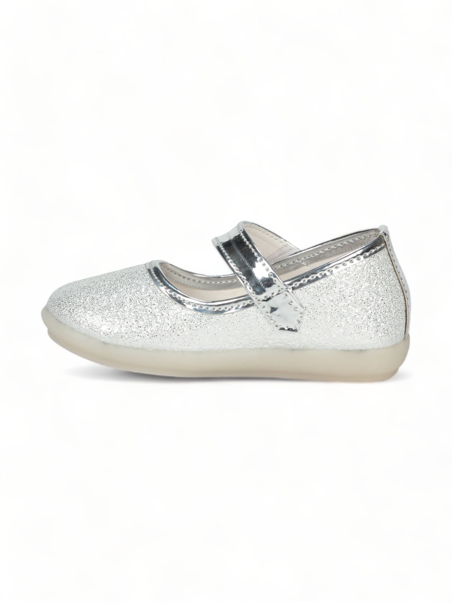 Bellies With Velcro Closure - Silver