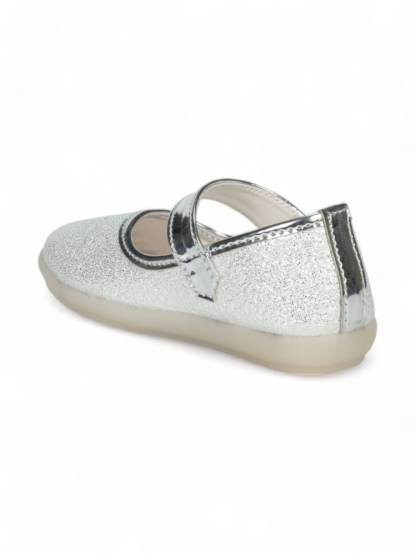 Bellies With Velcro Closure - Silver