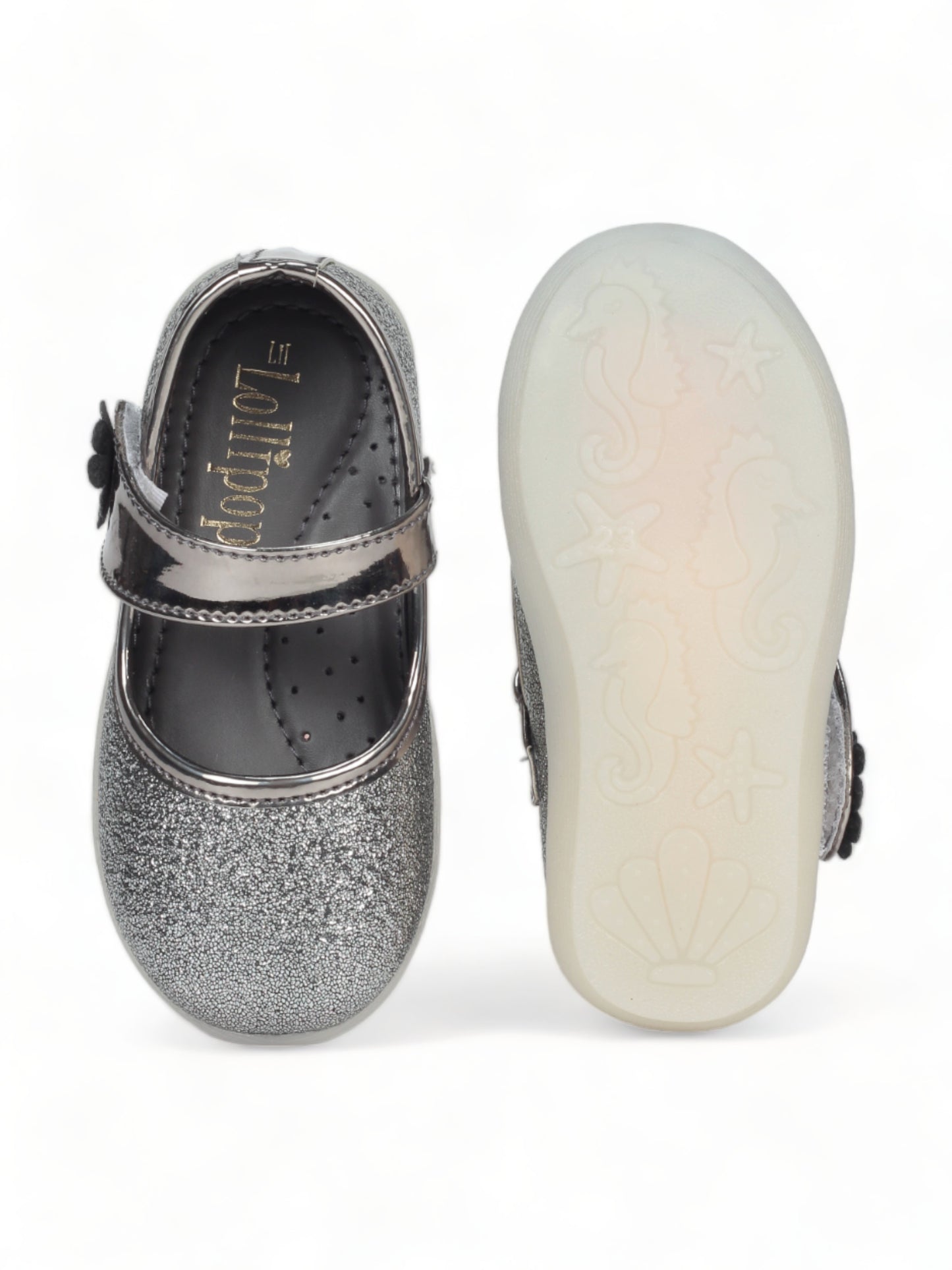 Bellies With Velcro Closure - Grey