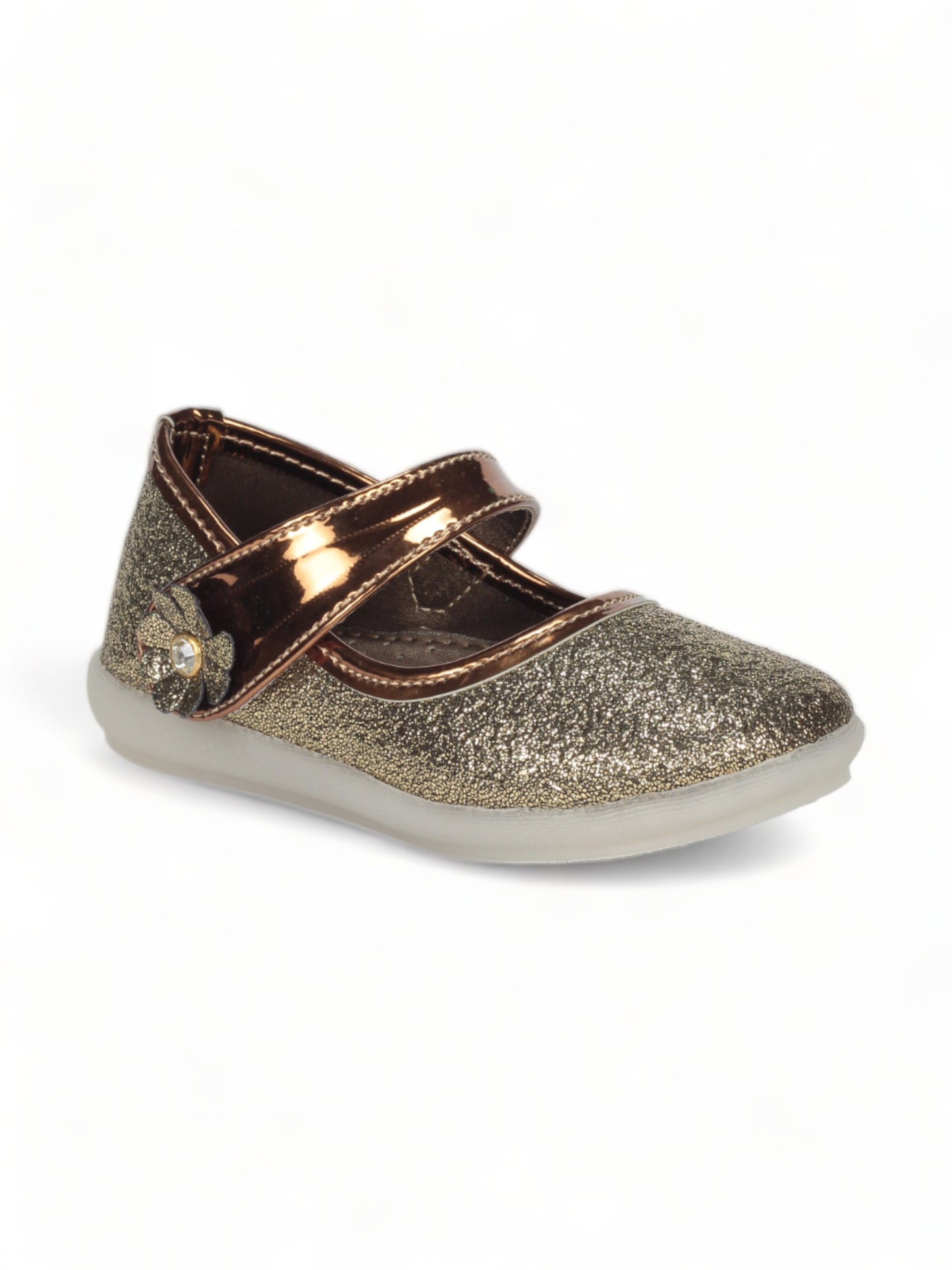 Bellies With Velcro Closure - Gold