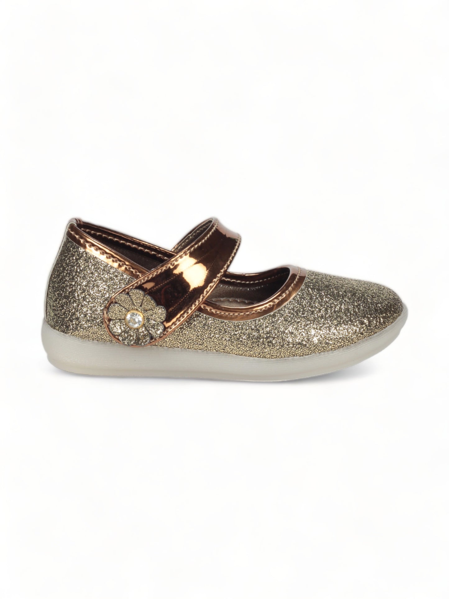 Bellies With Velcro Closure - Gold