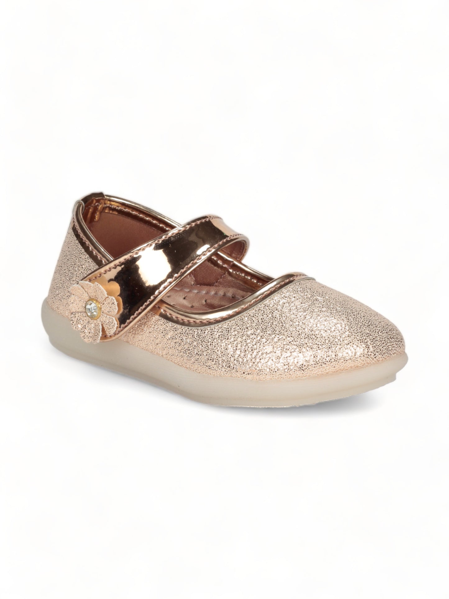 Bellies With Velcro Closure - Gold