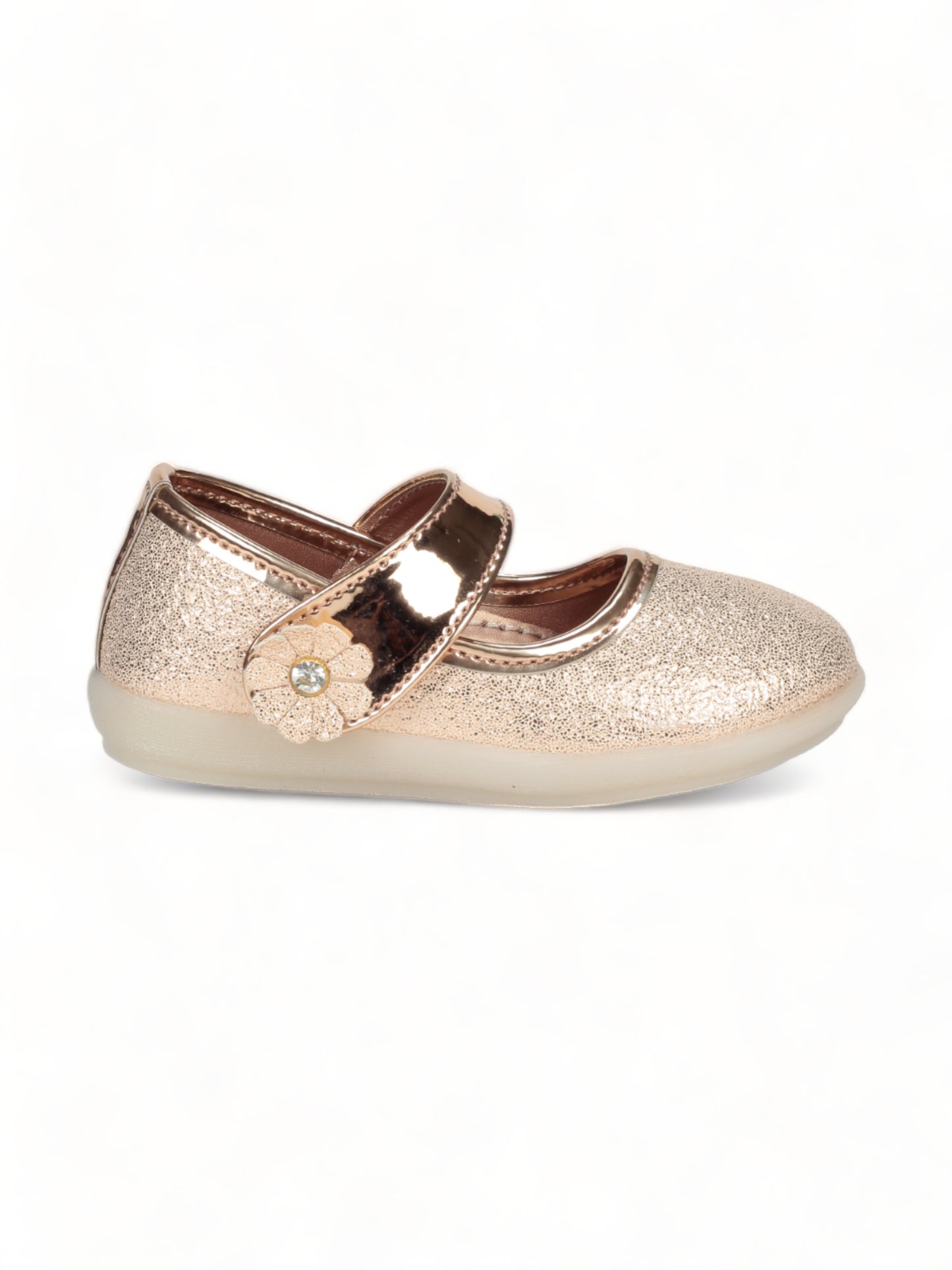 Bellies With Velcro Closure - Gold