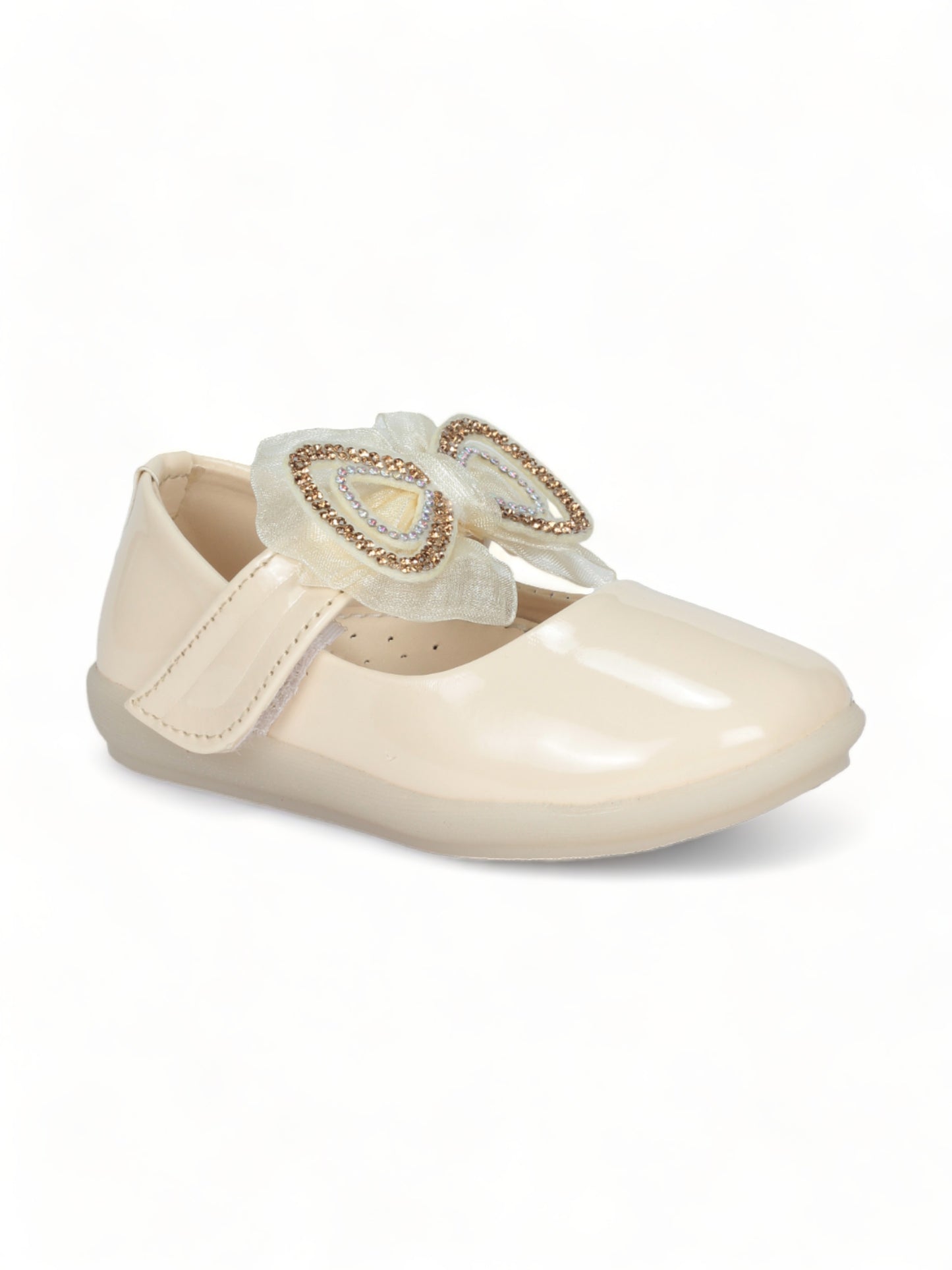 Bellies With Velcro Closure - Cream