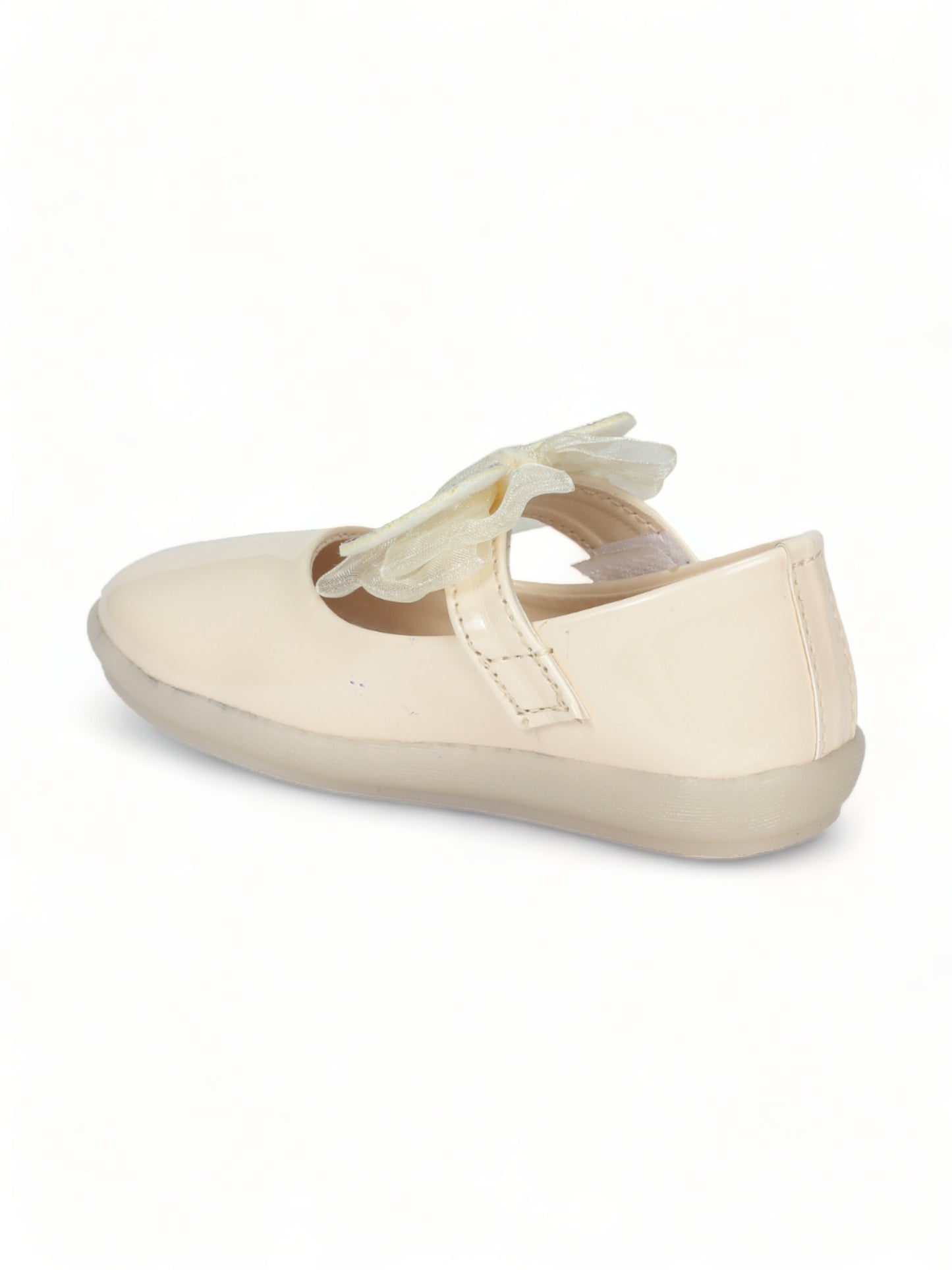 Bellies With Velcro Closure - Cream
