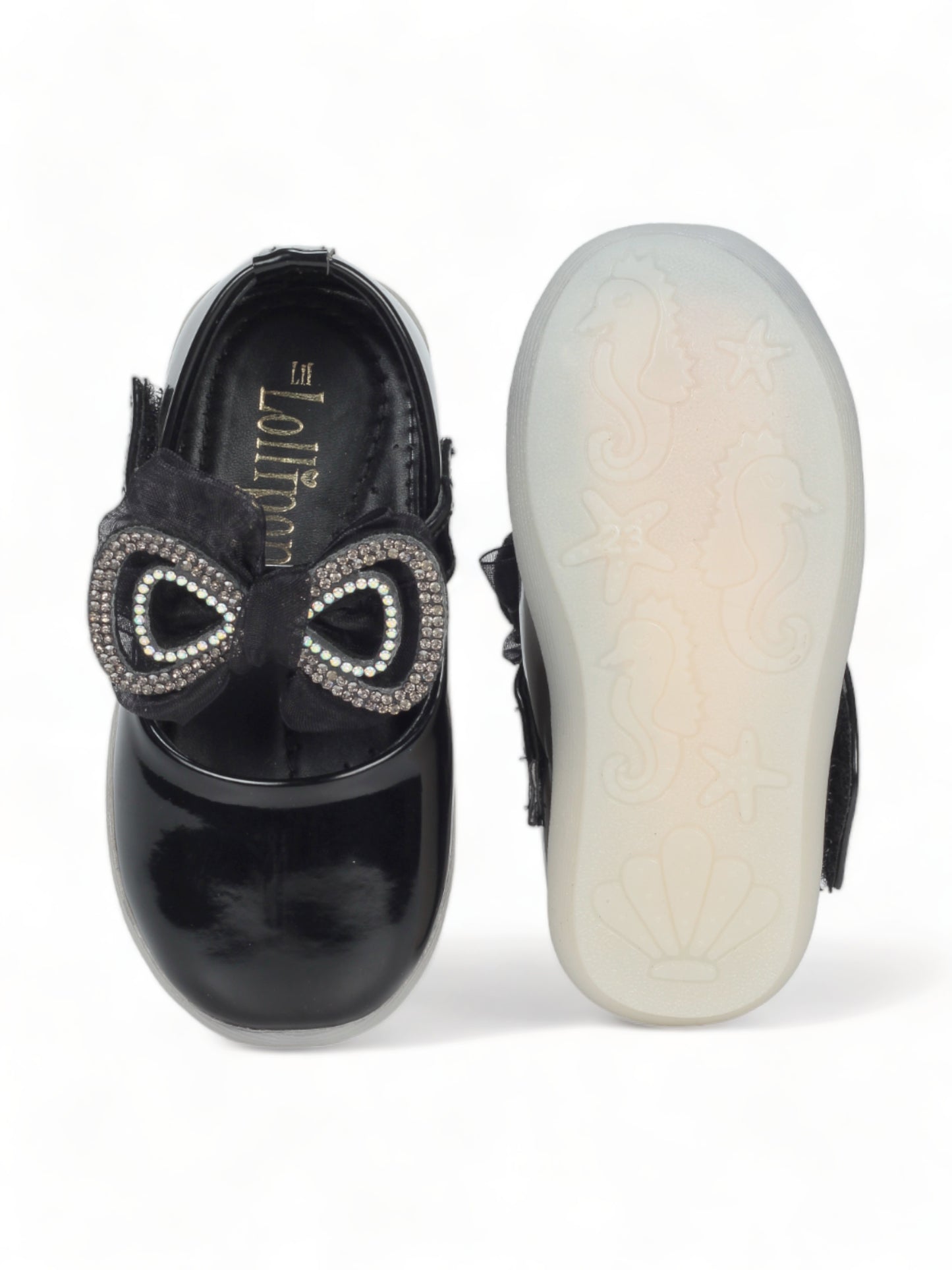 Bellies With Velcro Closure - Black