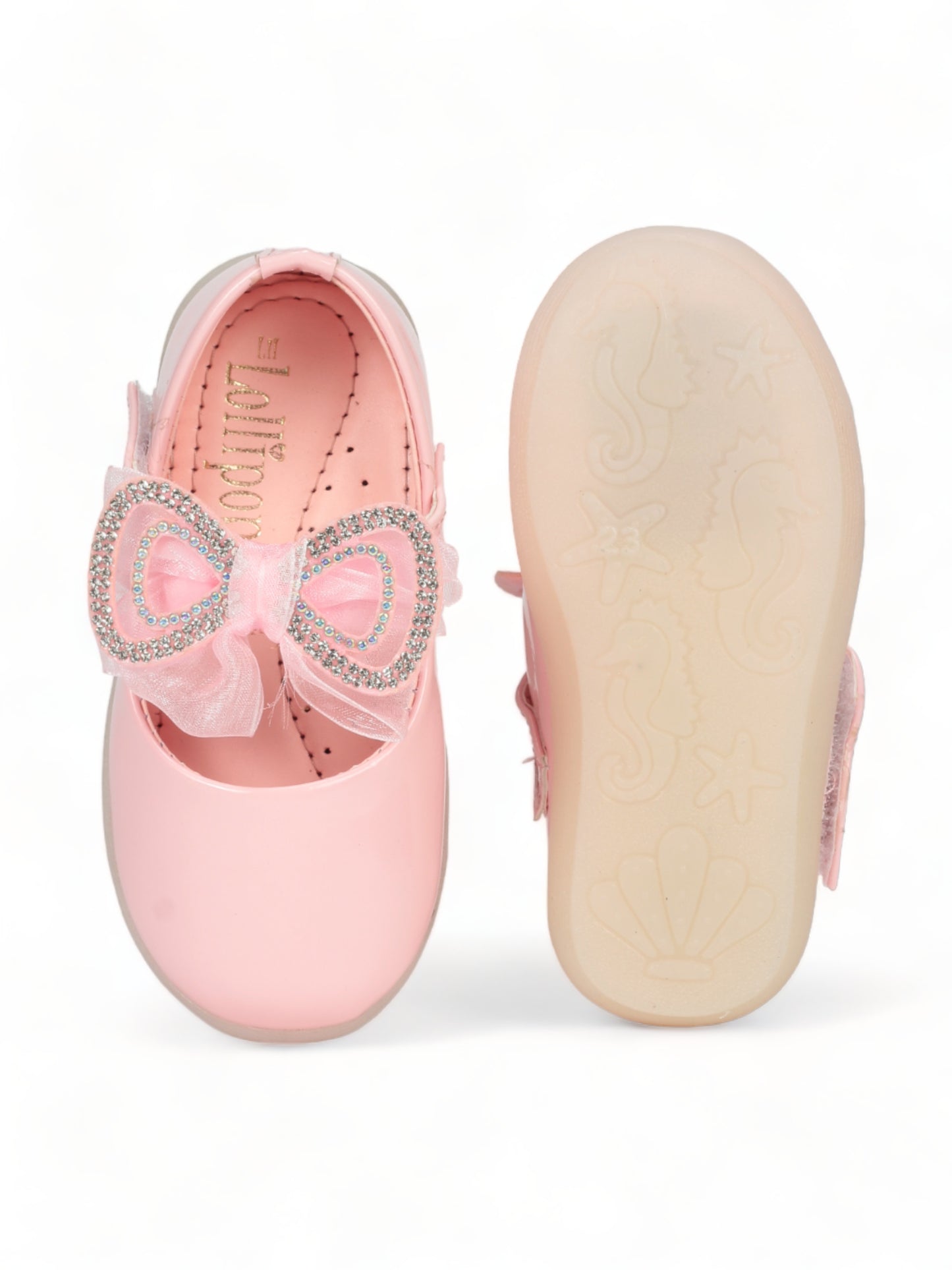 Bellies With Velcro Closure - Pink