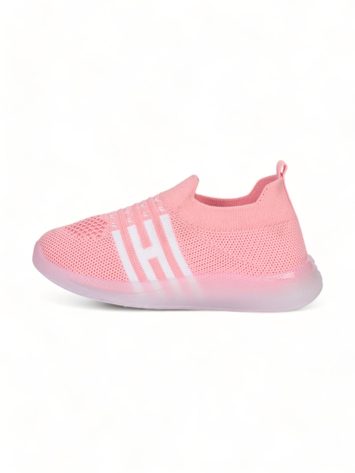 Casual Slip On Shoes With Light - Pink