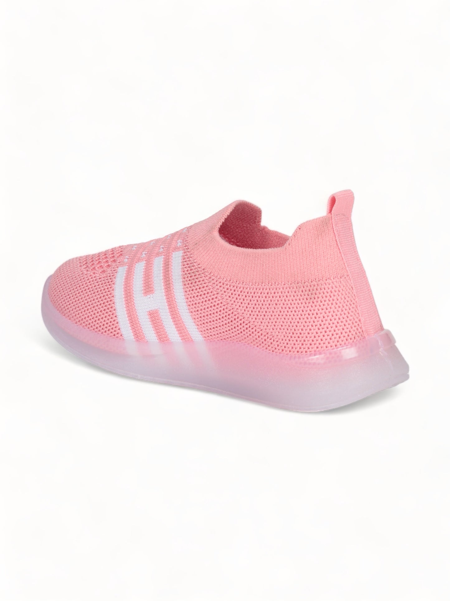 Casual Slip On Shoes With Light - Pink