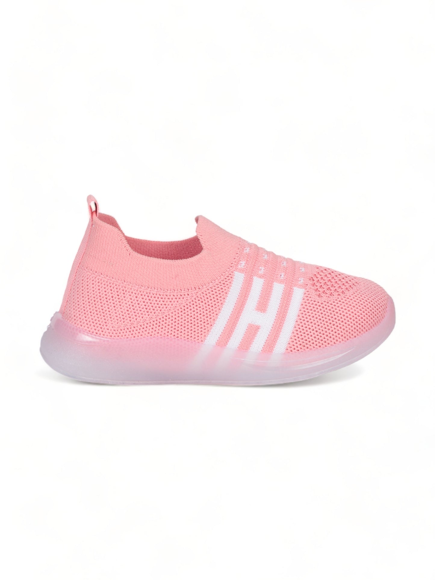 Casual Slip On Shoes With Light - Pink