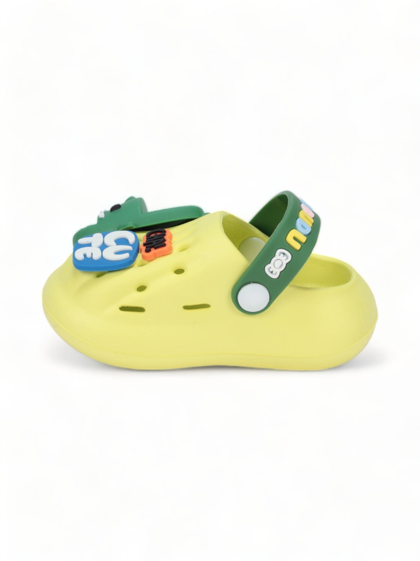 Surf Board Applique Anti-Slip Clogs - Green
