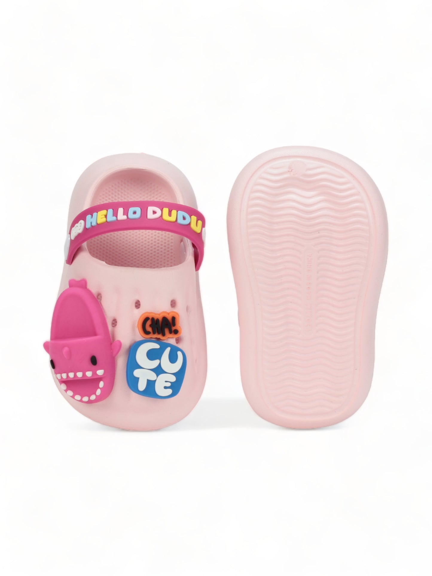 Surf Board Applique Anti-Slip Clogs - Cream