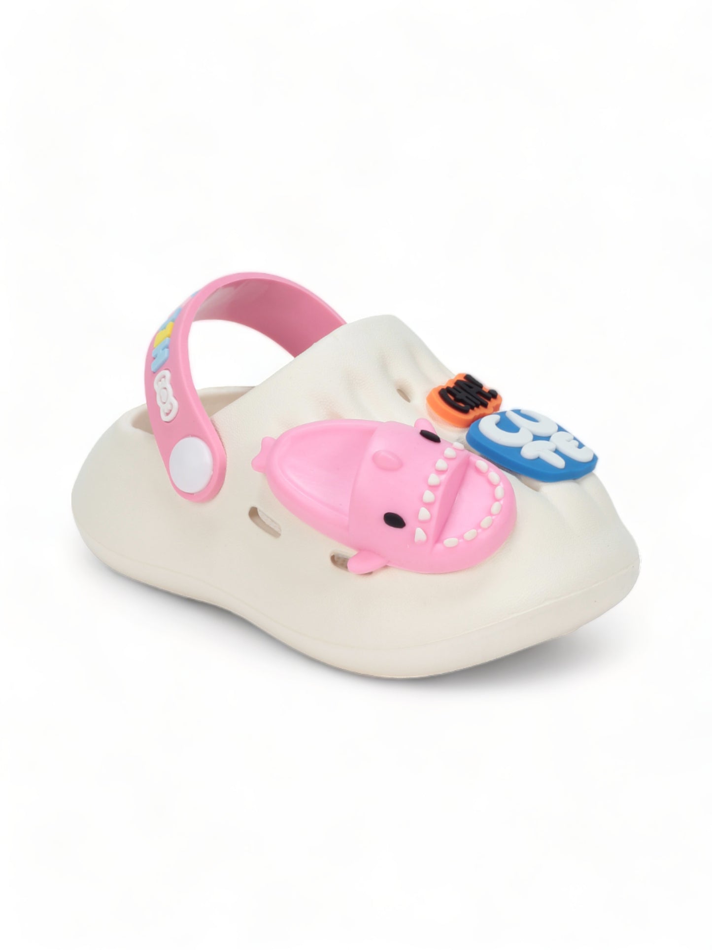 Surf Board Applique Anti-Slip Clogs - Yellow