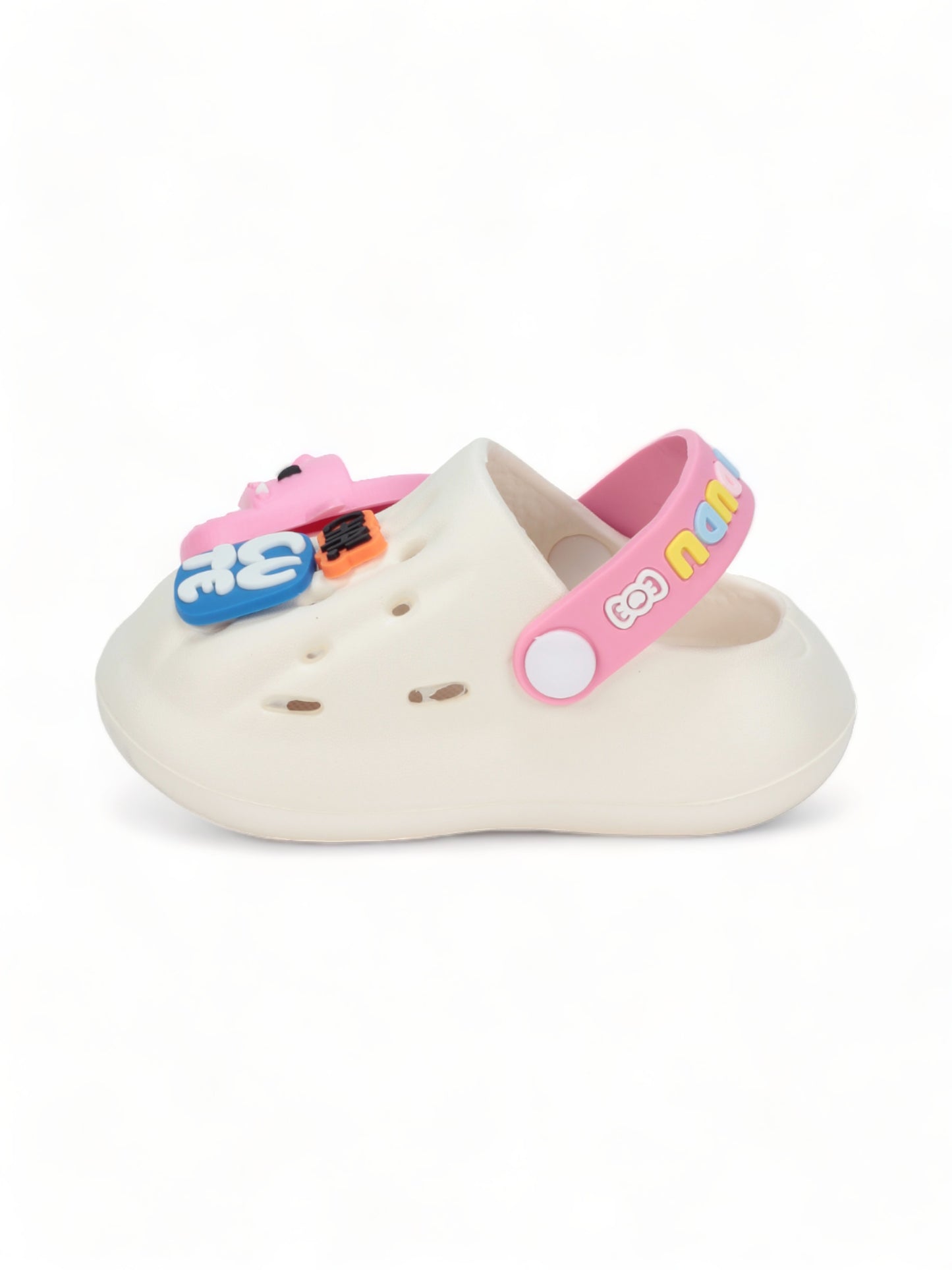 Surf Board Applique Anti-Slip Clogs - Yellow