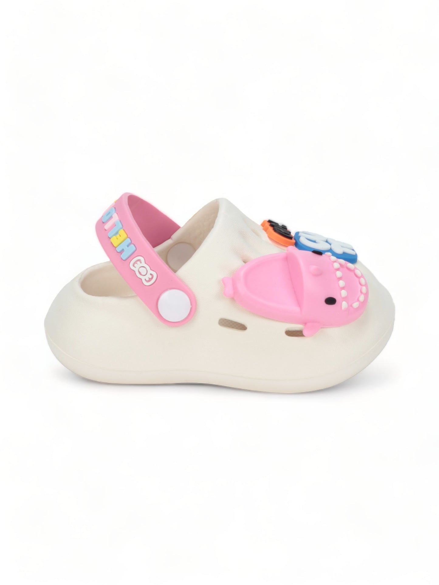 Surf Board Applique Anti-Slip Clogs - Yellow