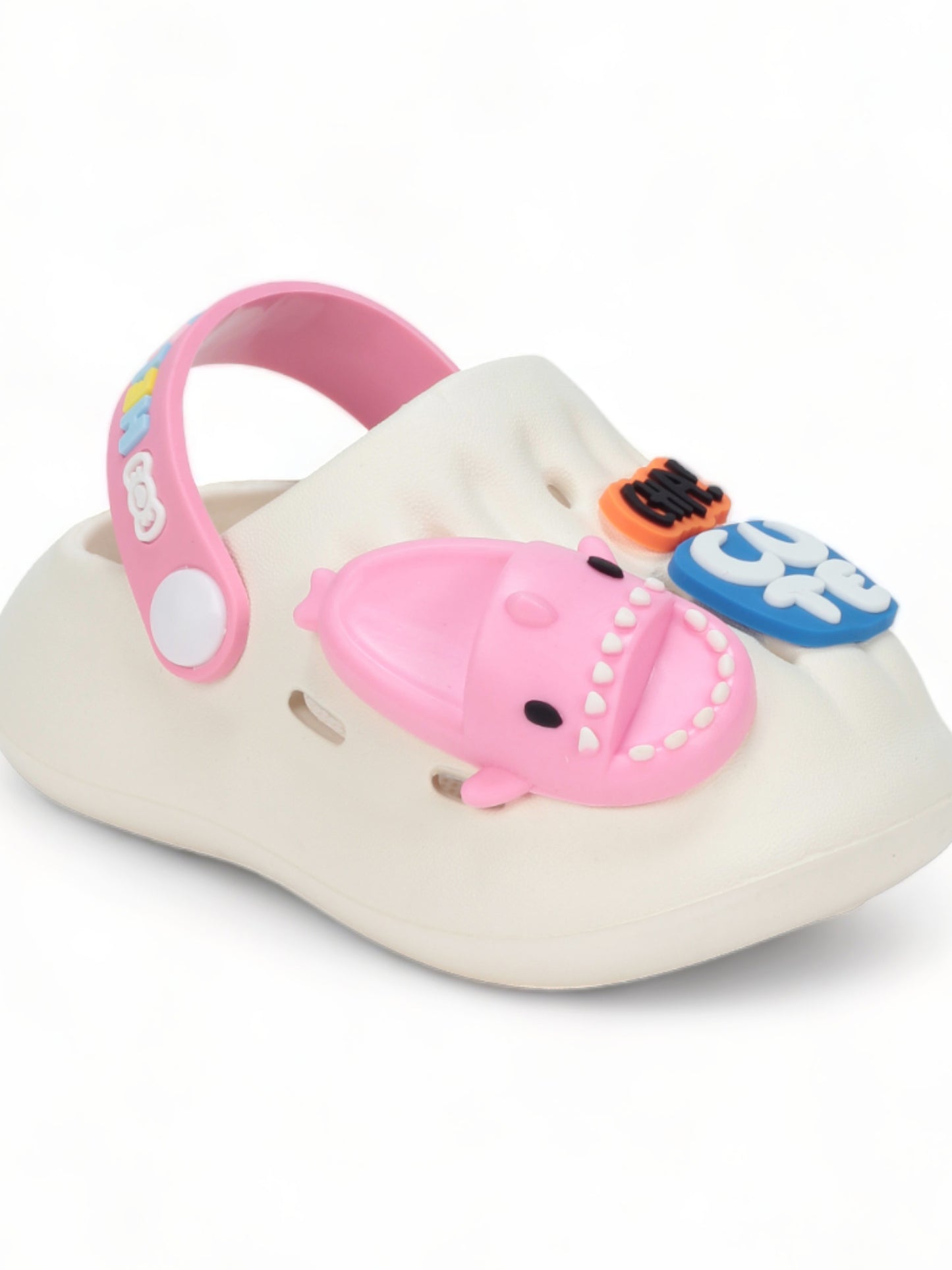 Surf Board Applique Anti-Slip Clogs - Yellow
