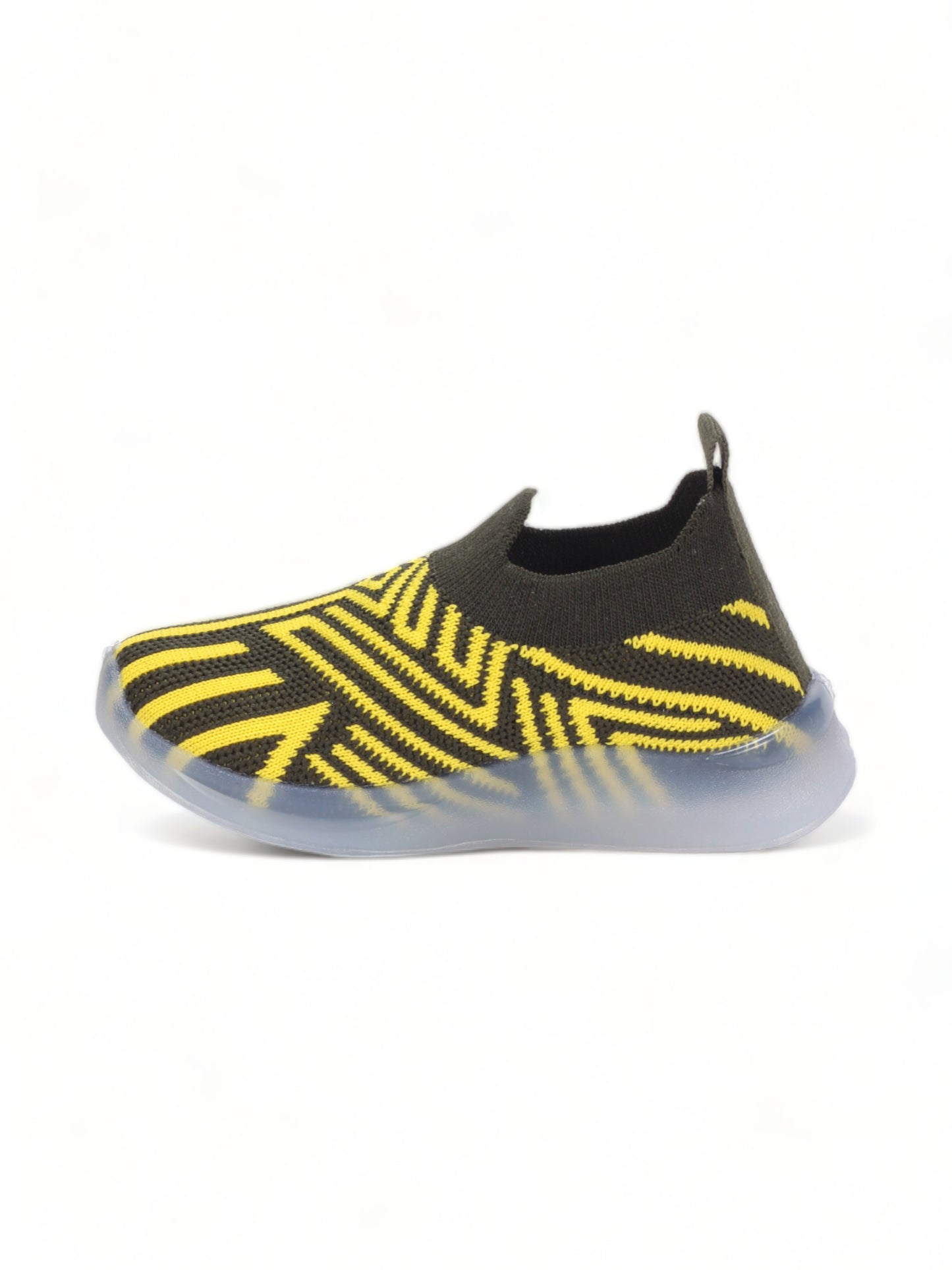 Casual Slip On Shoes With Light - Black