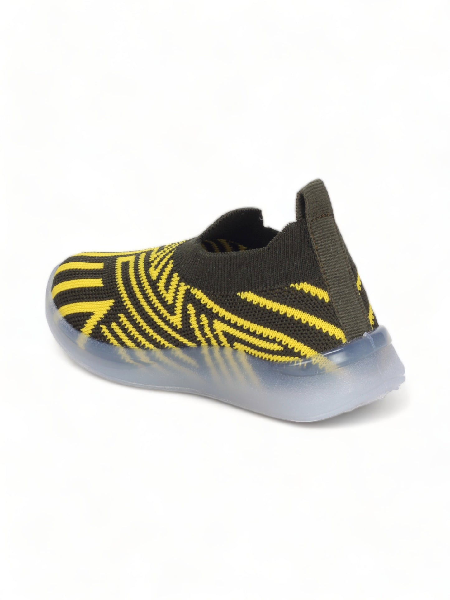 Casual Slip On Shoes With Light - Black