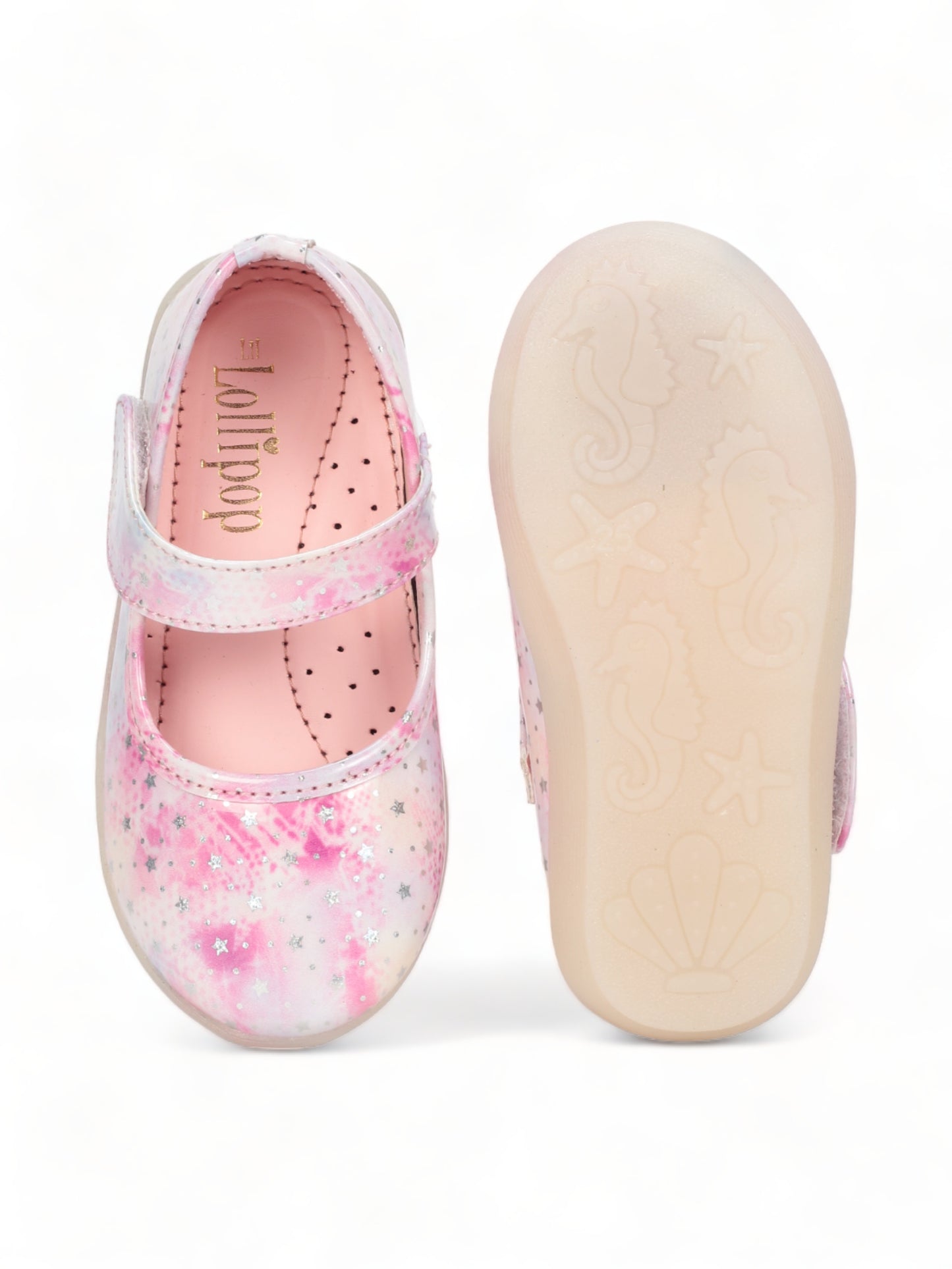 Bellies With Velcro Closure - Pink