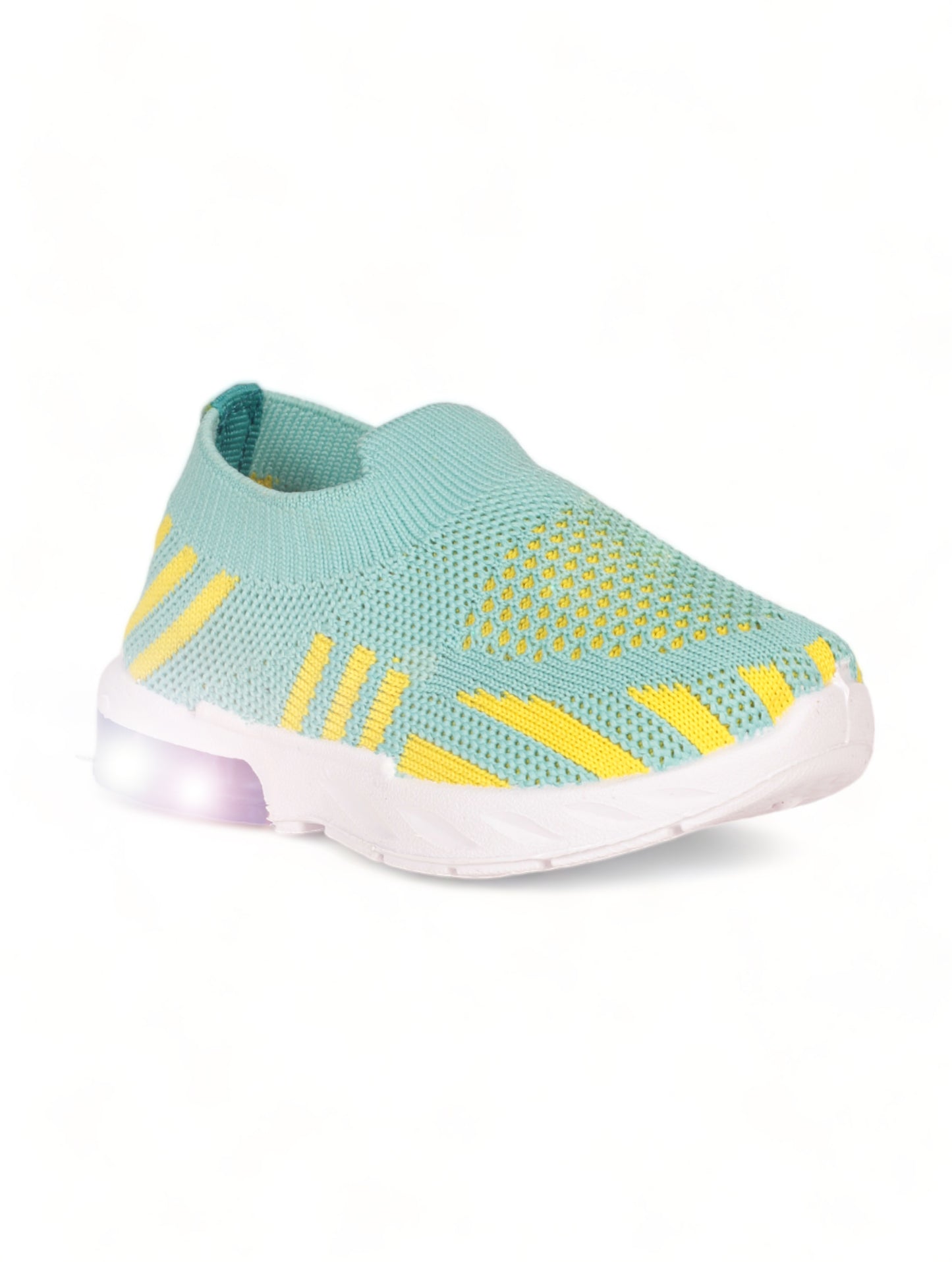 Casual Slip On Shoes With Led Light - Green