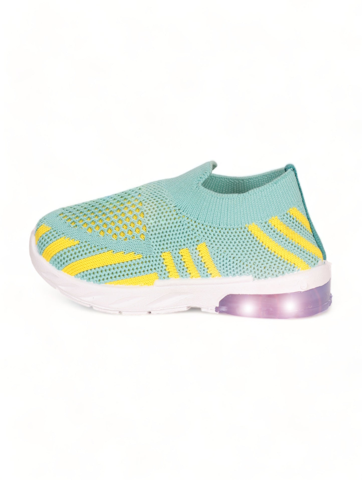Casual Slip On Shoes With Led Light - Green