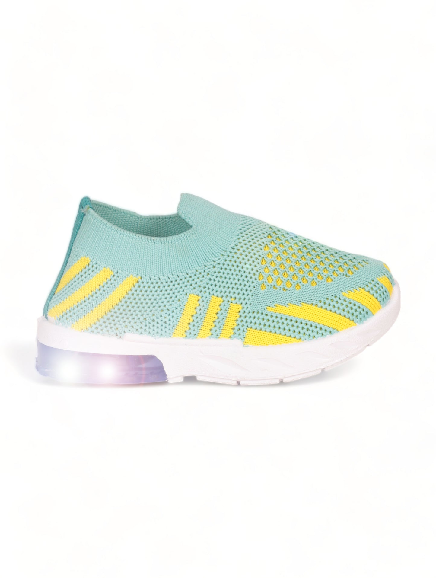 Casual Slip On Shoes With Led Light - Green