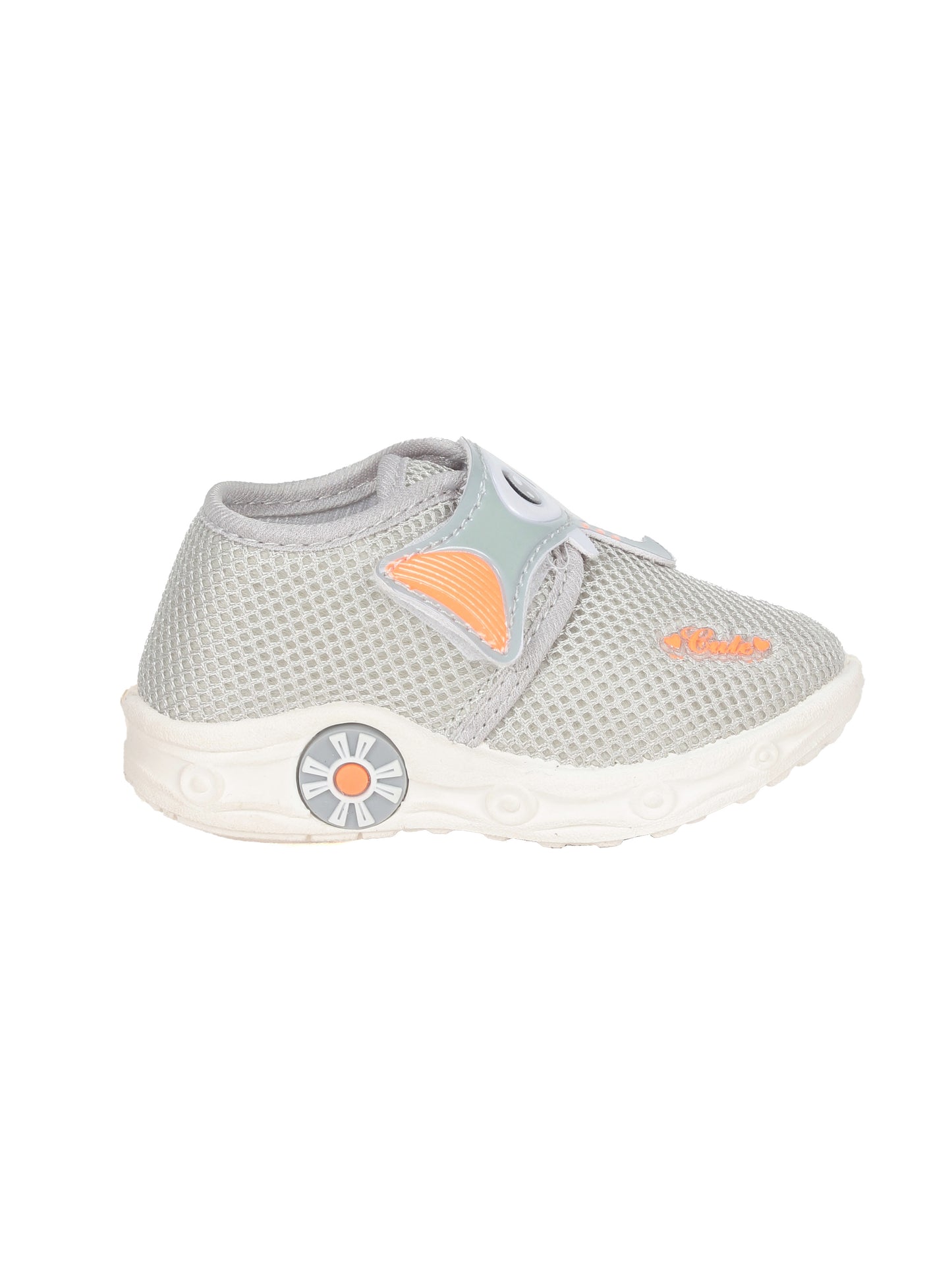 Musical Chu Chu Shoes With Velcro Closing - Grey